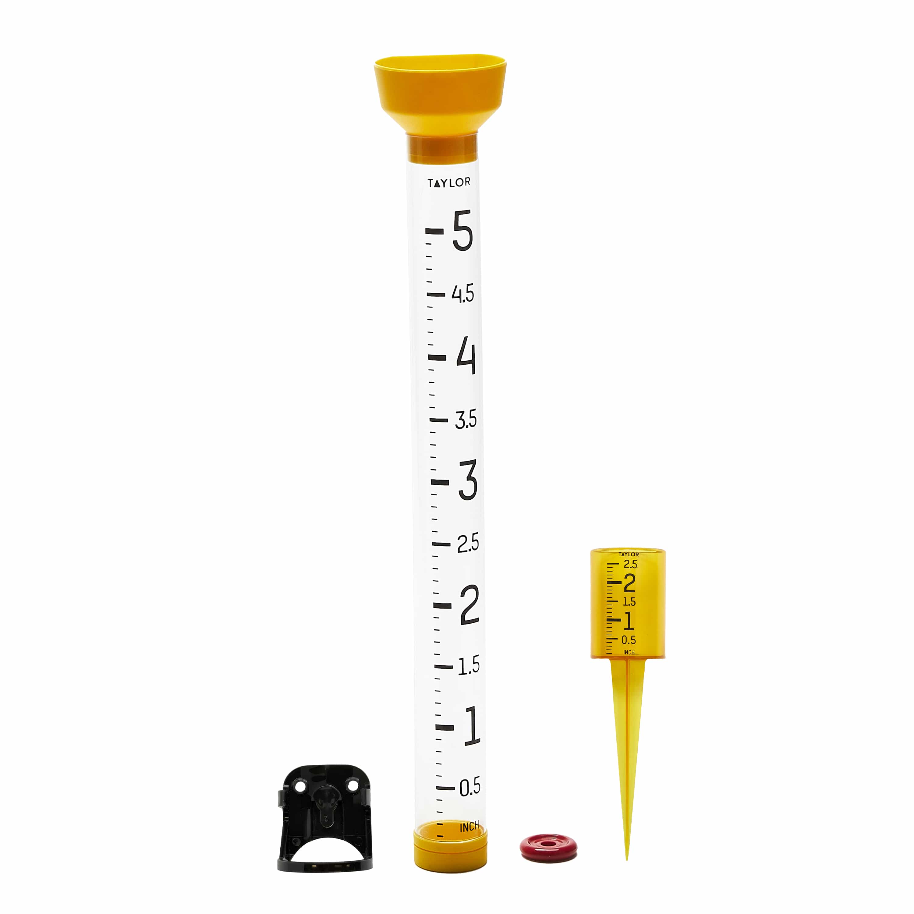 Pluviómetro Jumbo Jr. con capacidad de 5"