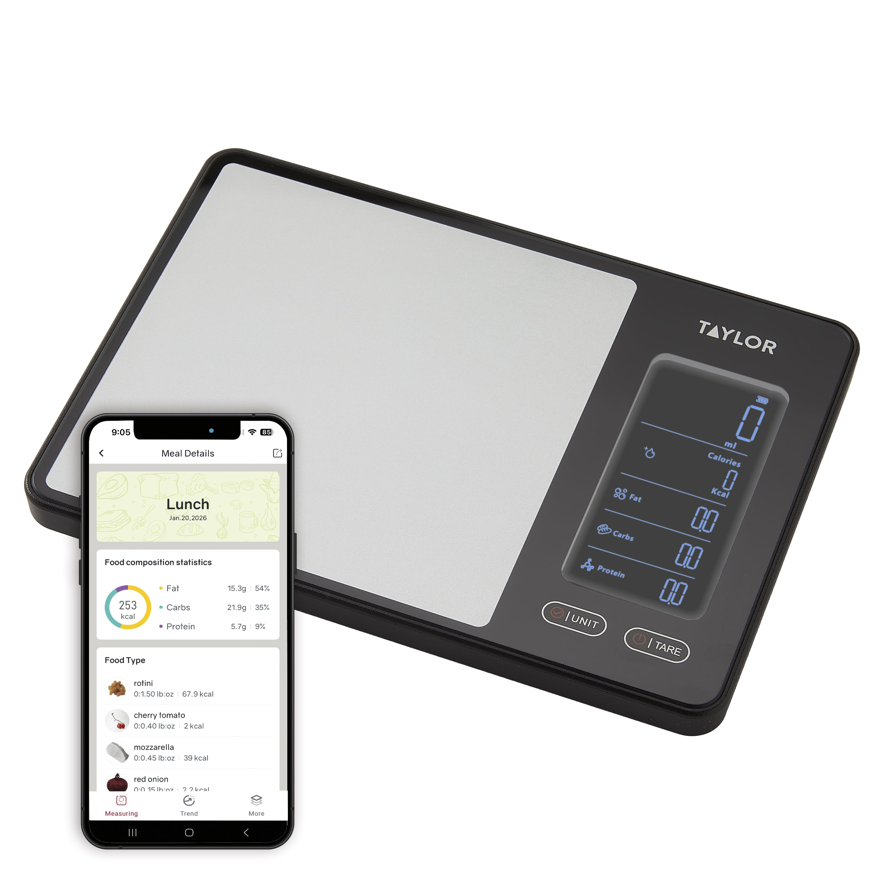 Smart Food Scale with Precision Hub App