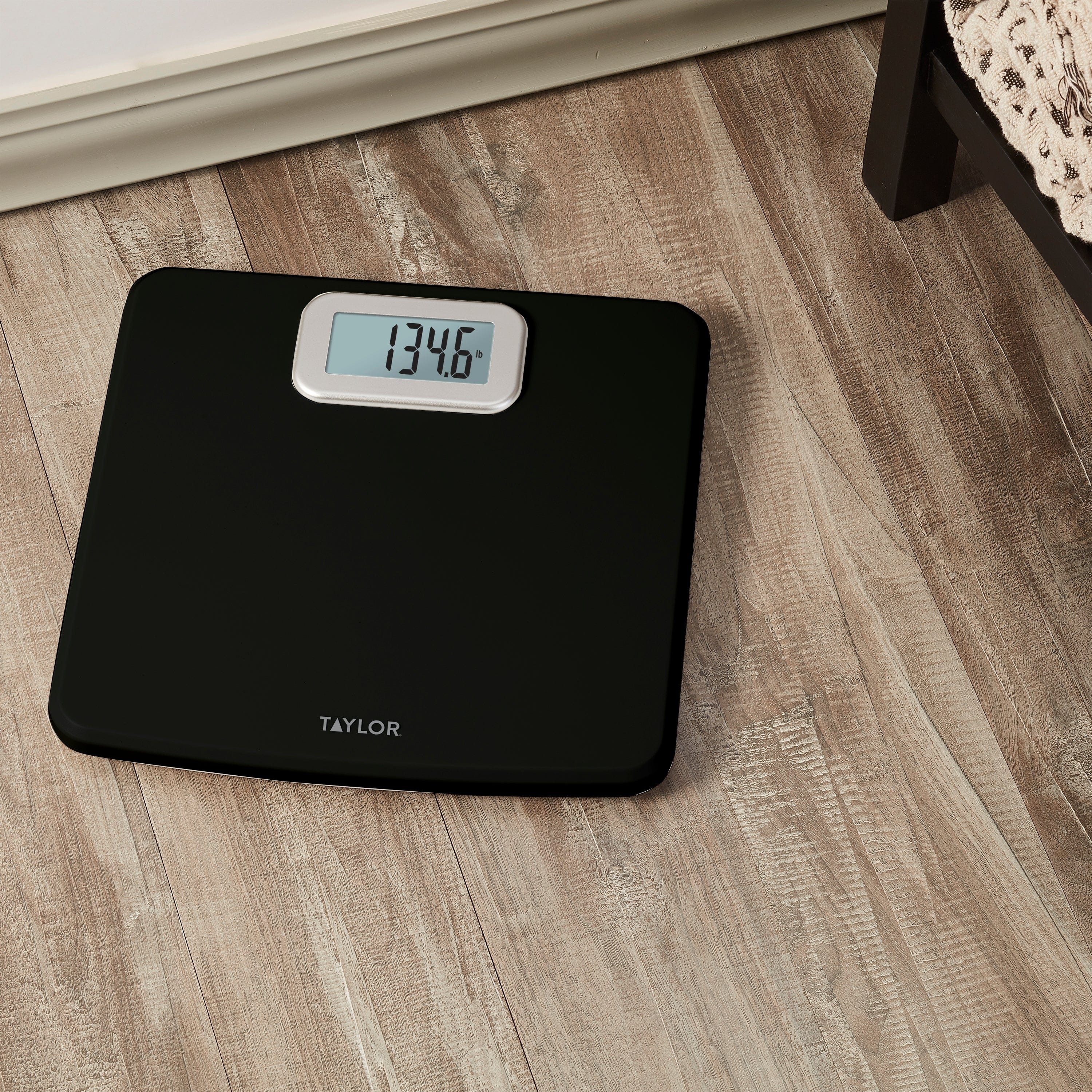 Antimicrobial Digital Scale in Black