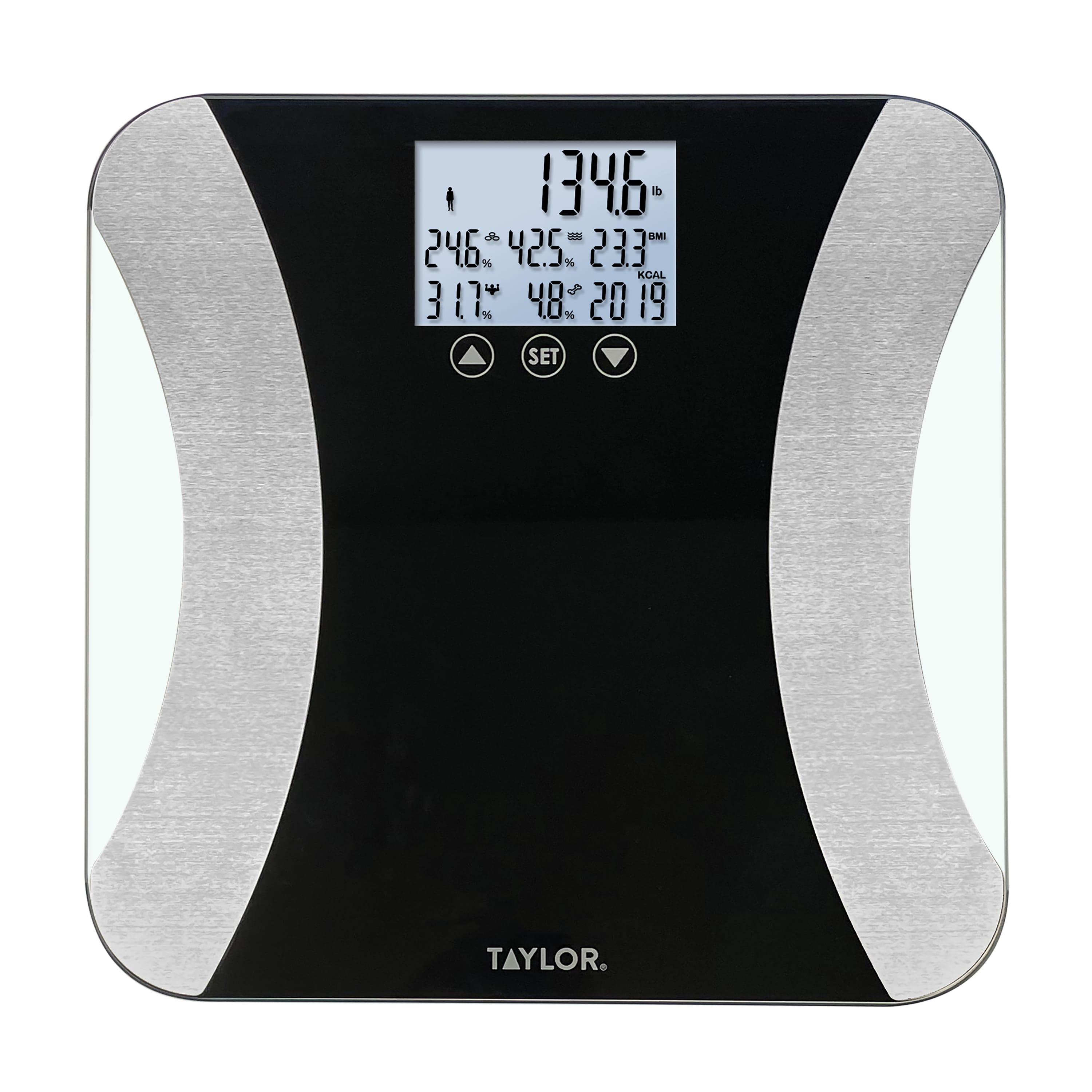 Body Composition Smart Scale w/Precision Hub App, Black