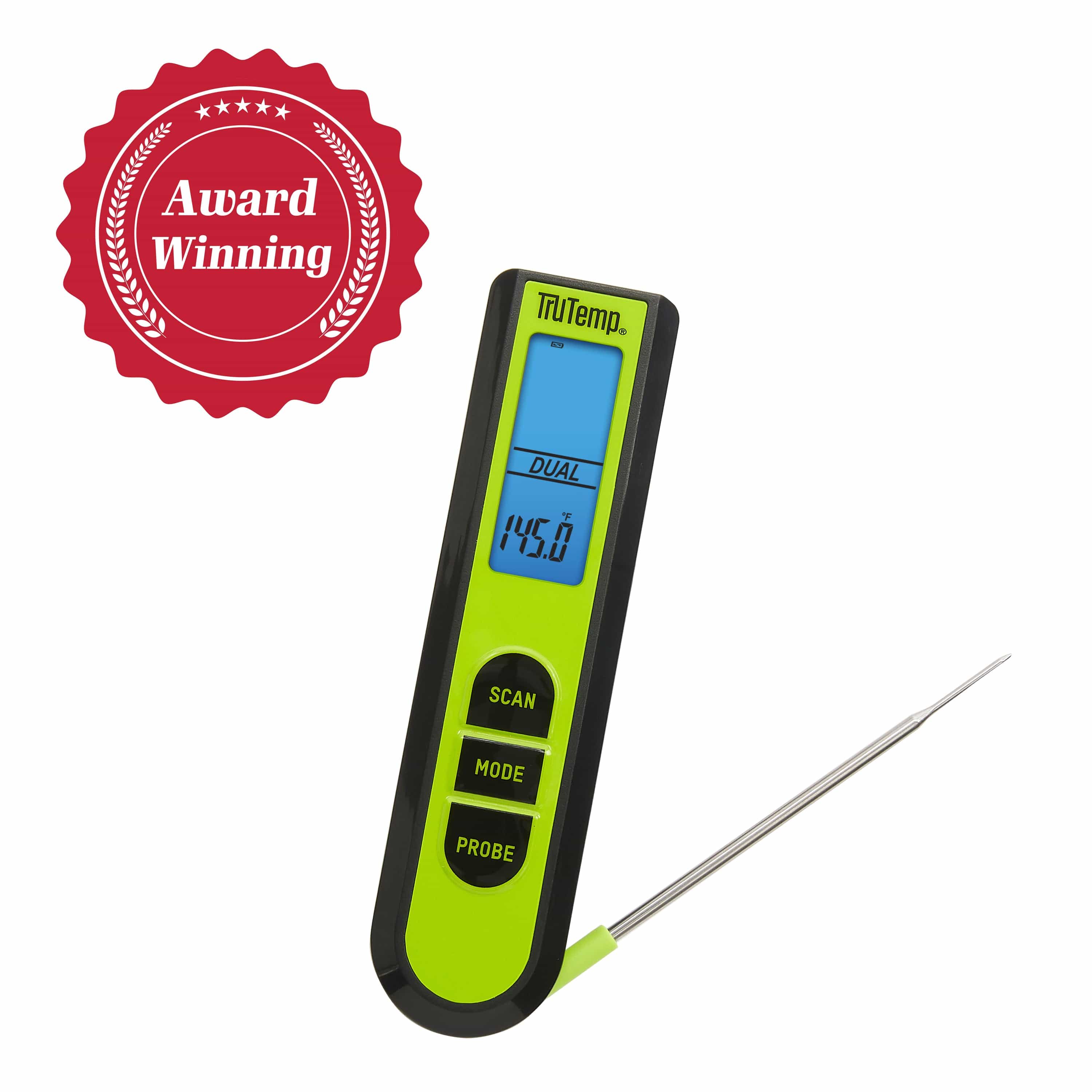 TruTemp Dual Infrared Thermometer Plus Meat Probe