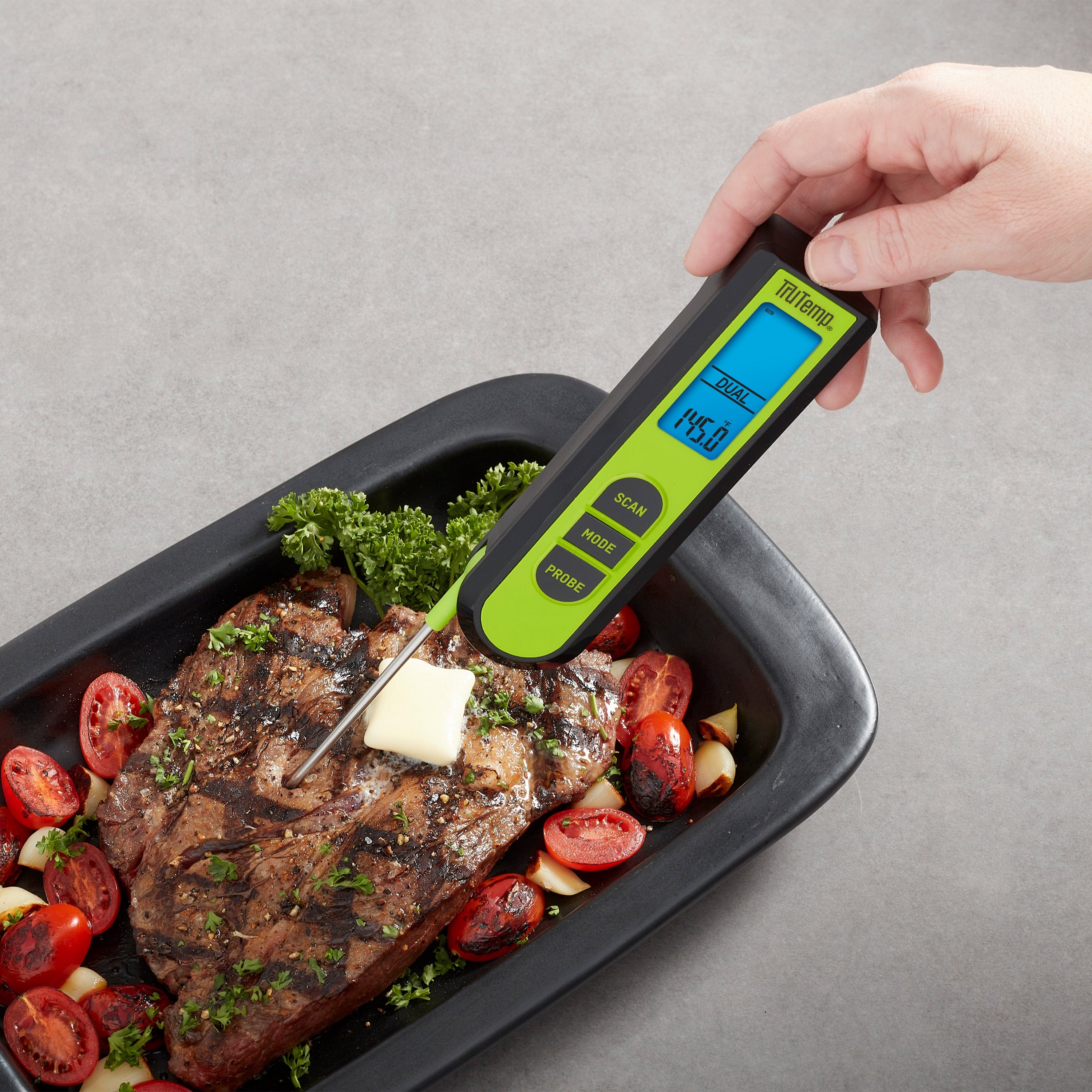 TruTemp Dual Infrared Thermometer Plus Meat Probe
