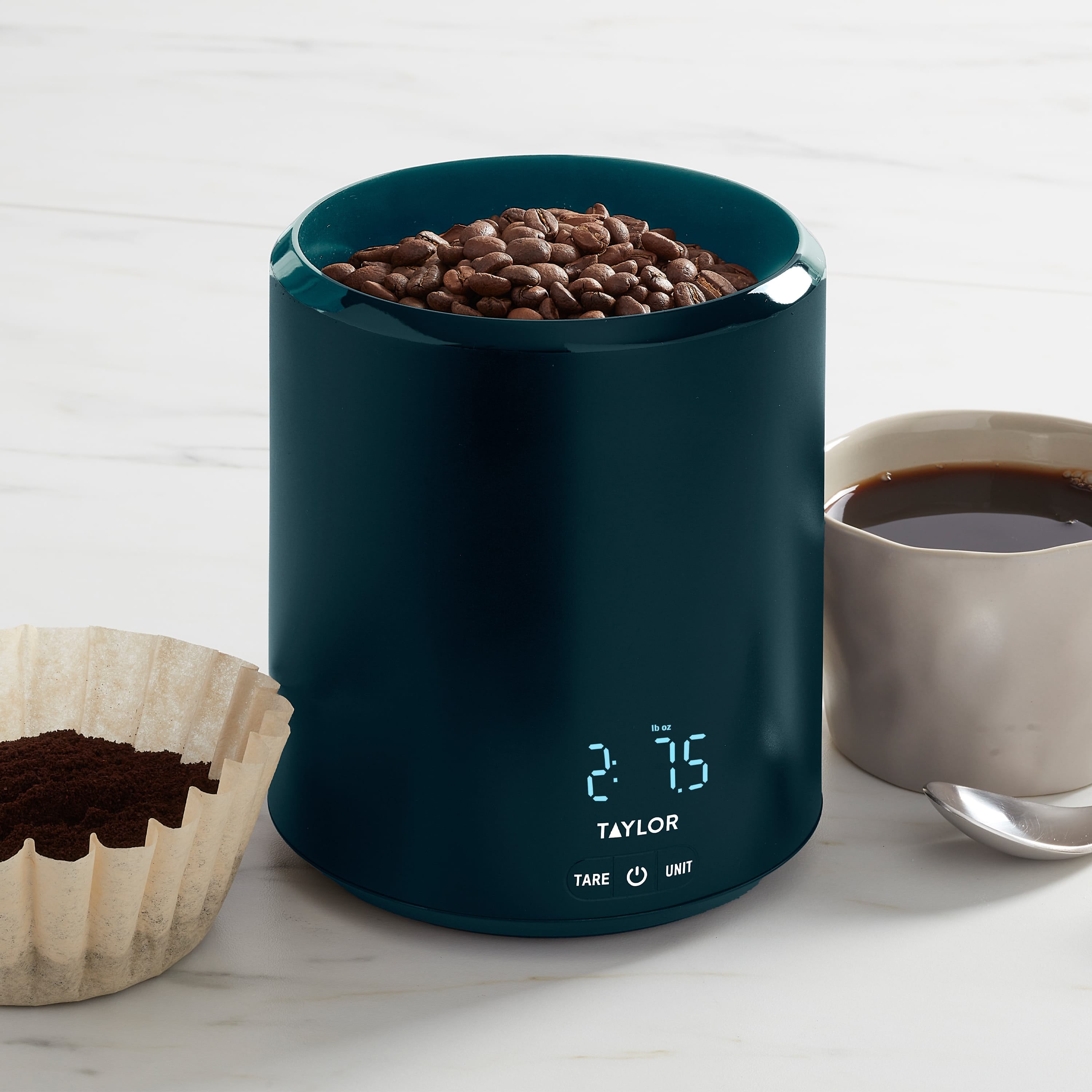 4.4lb USB-C Rechargeable Container Scale with Lid