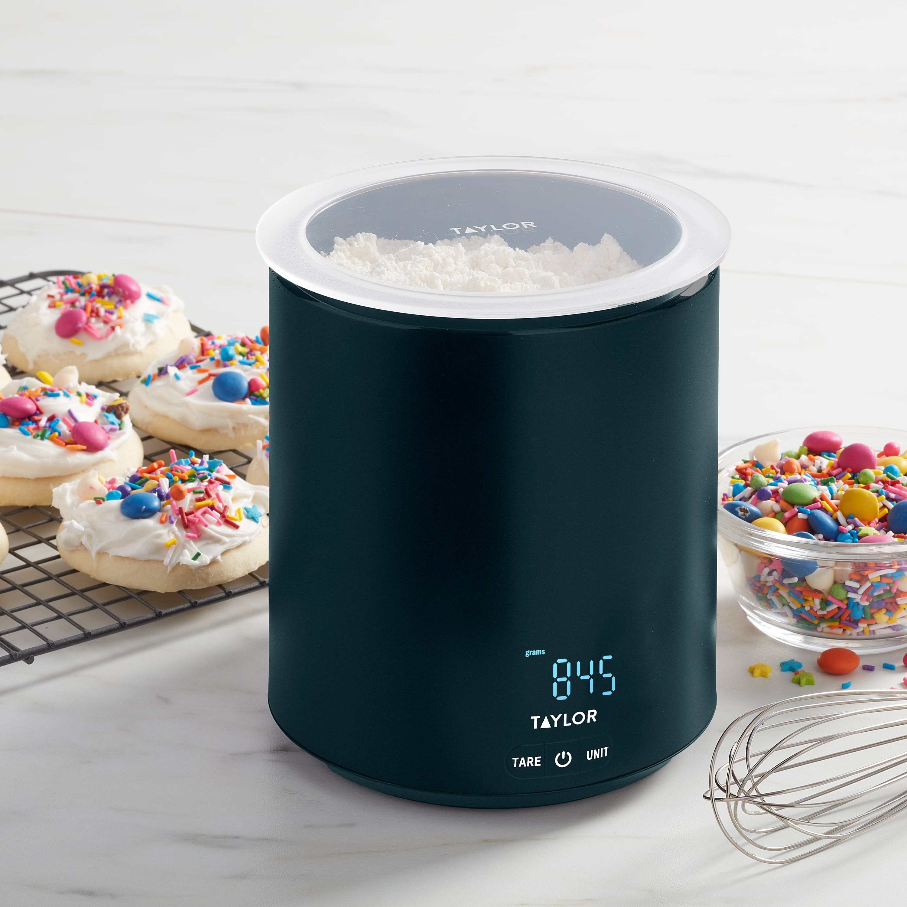 4.4lb USB-C Rechargeable Container Scale with Lid