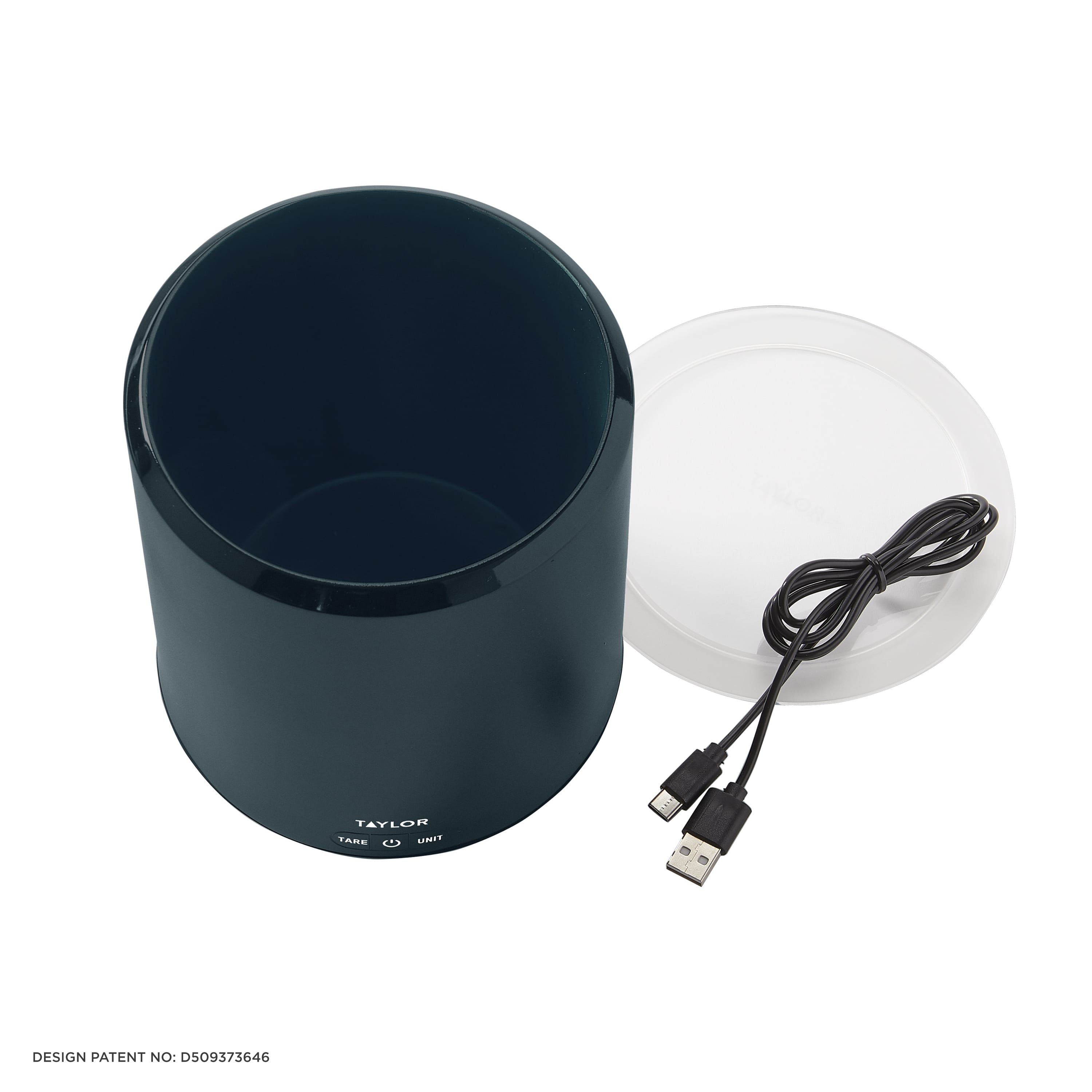 4.4lb USB-C Rechargeable Container Scale with Lid