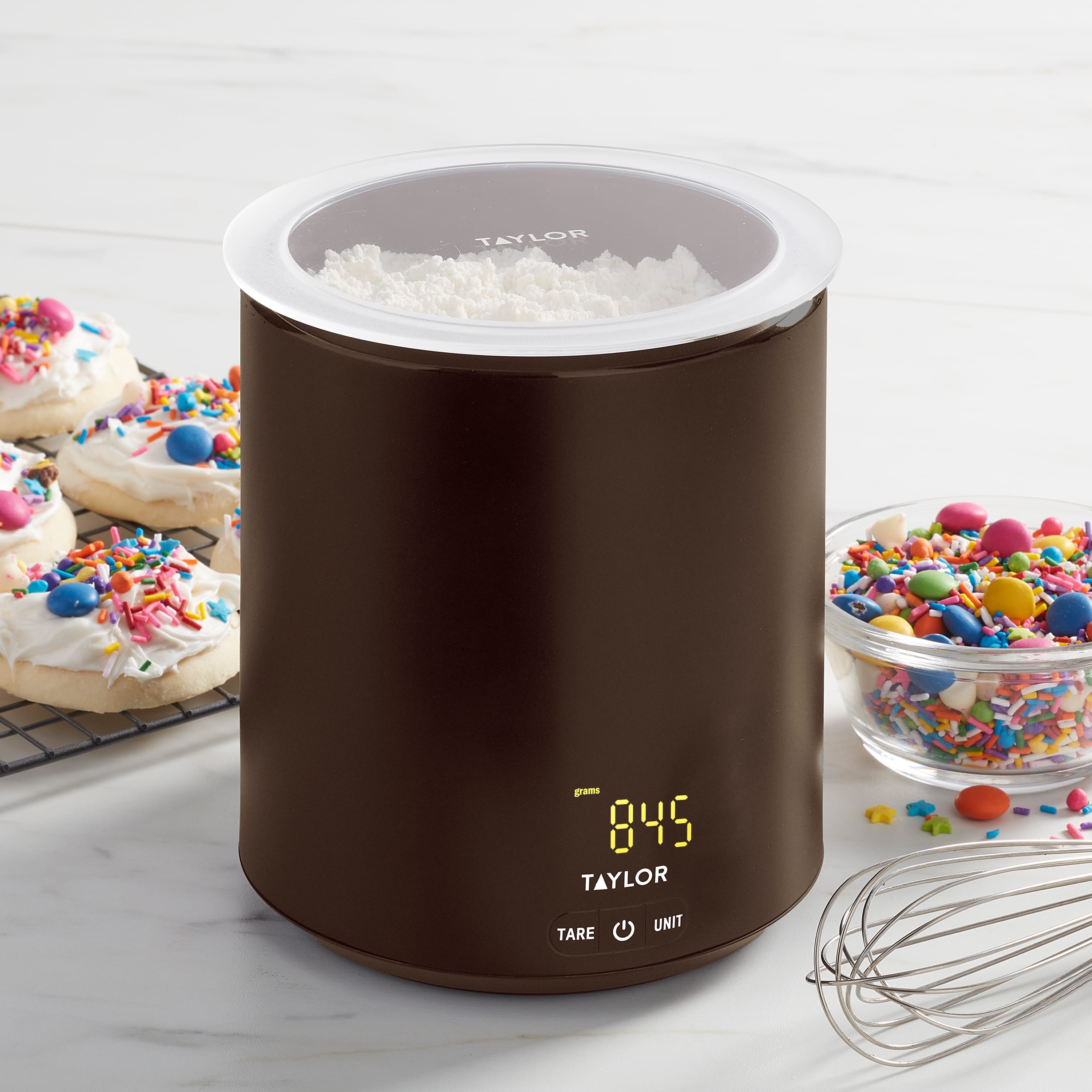 4.4lb USB-C Rechargeable Container Scale with Lid