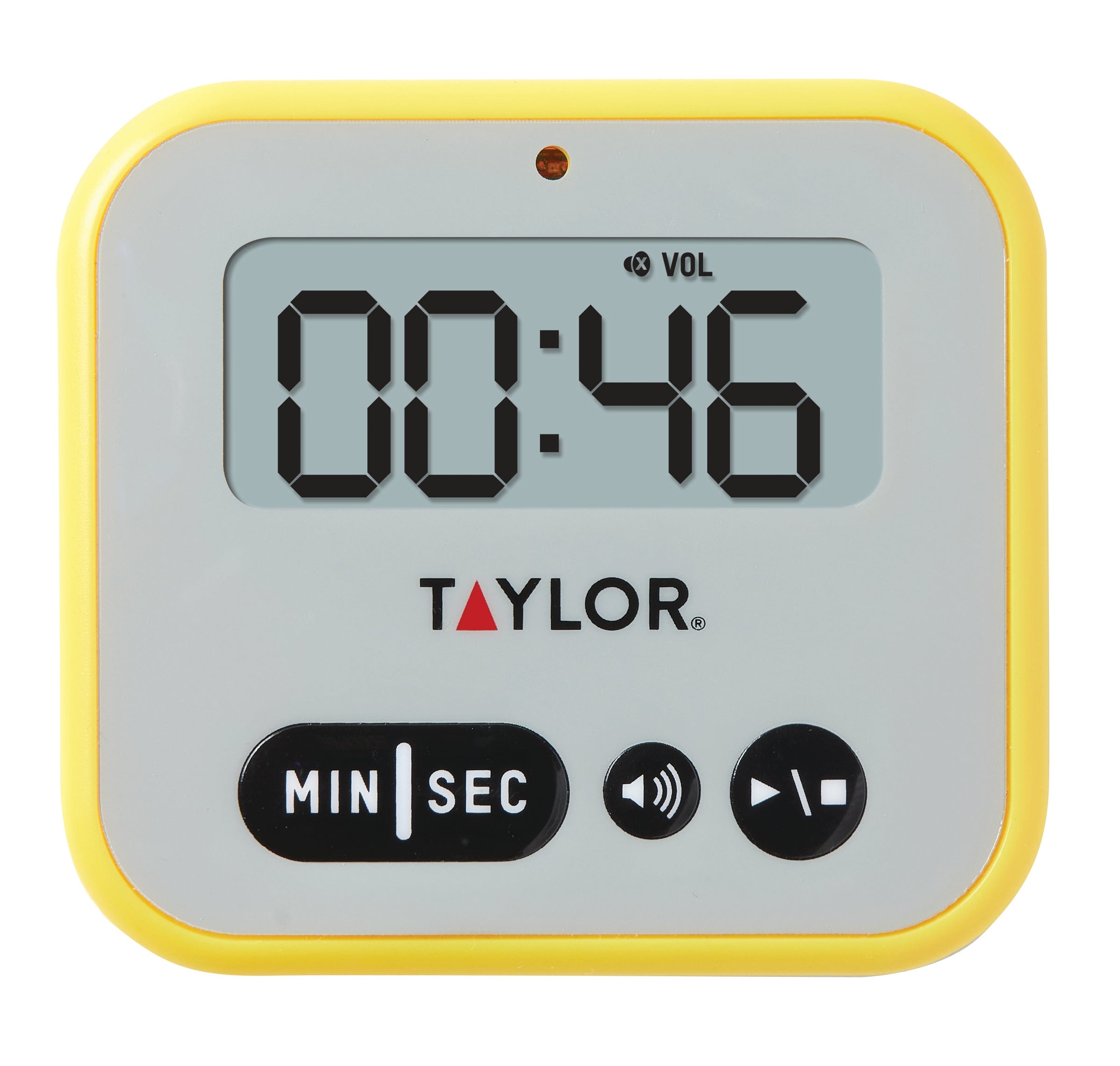 Taylor White Plastic Continuous Ring Digital Timer / Clock - 3 1/2Dia x 2H