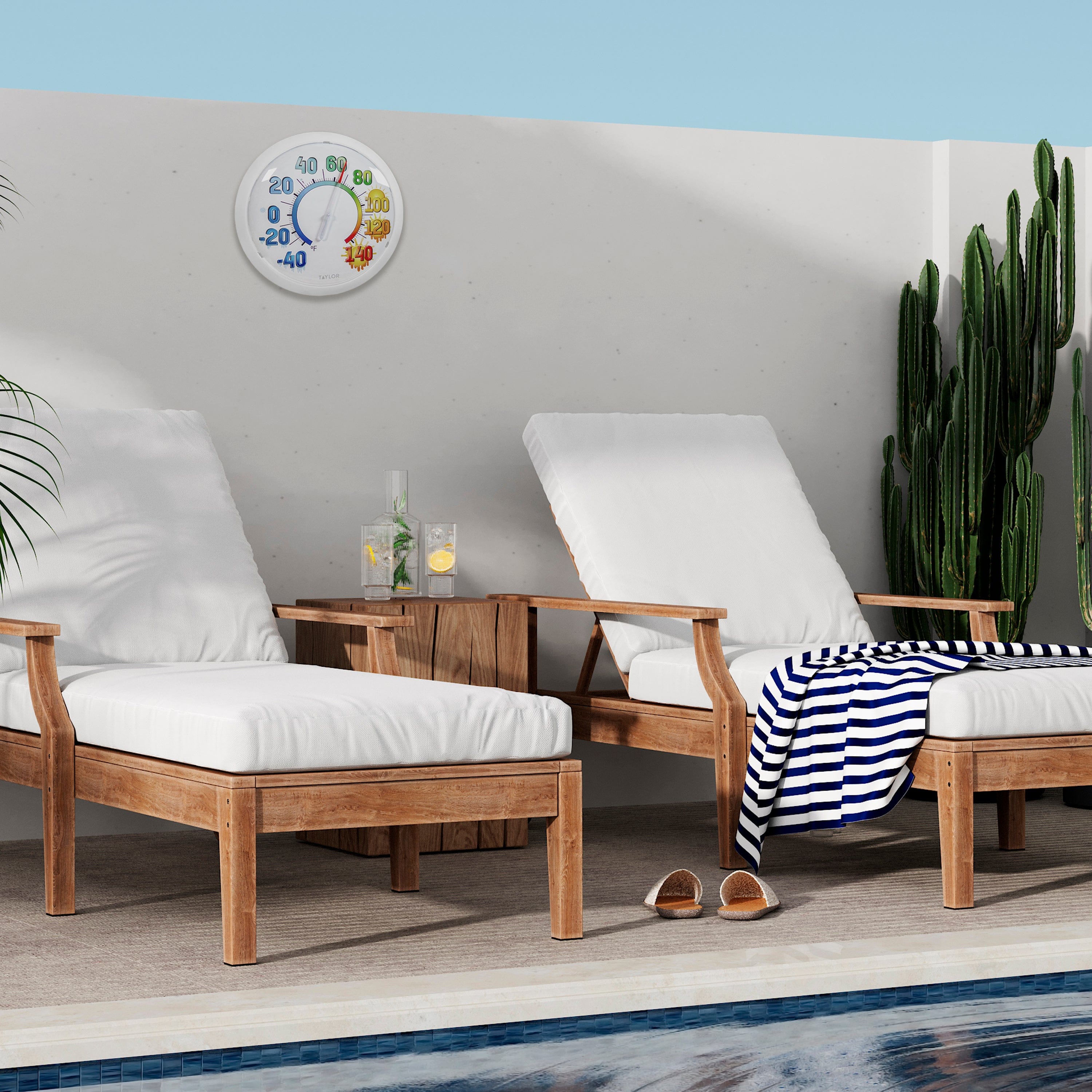 13.25" Big & Bold Dial Outdoor Thermometer