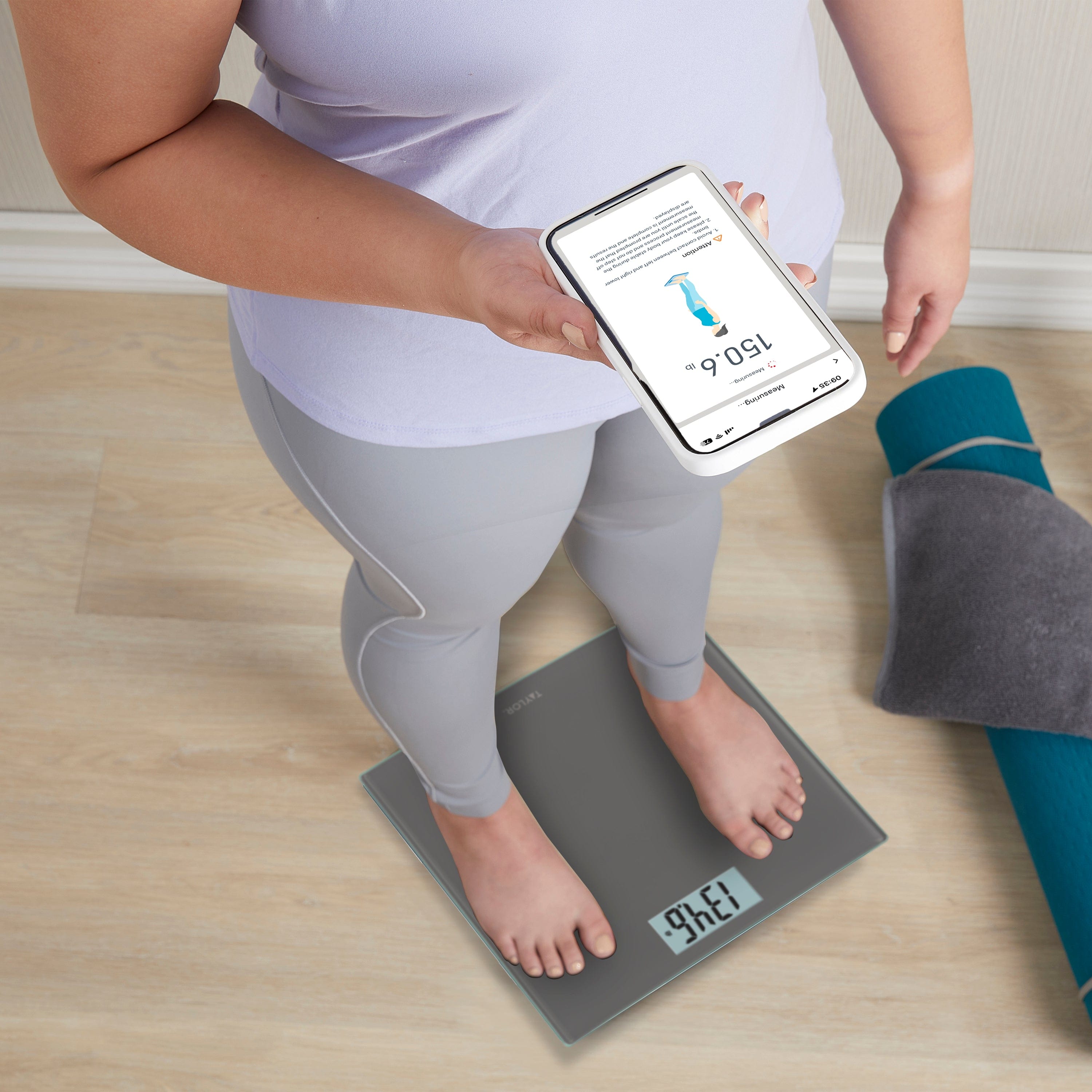 Smart Weight Tracking Scale with Precision Hub App