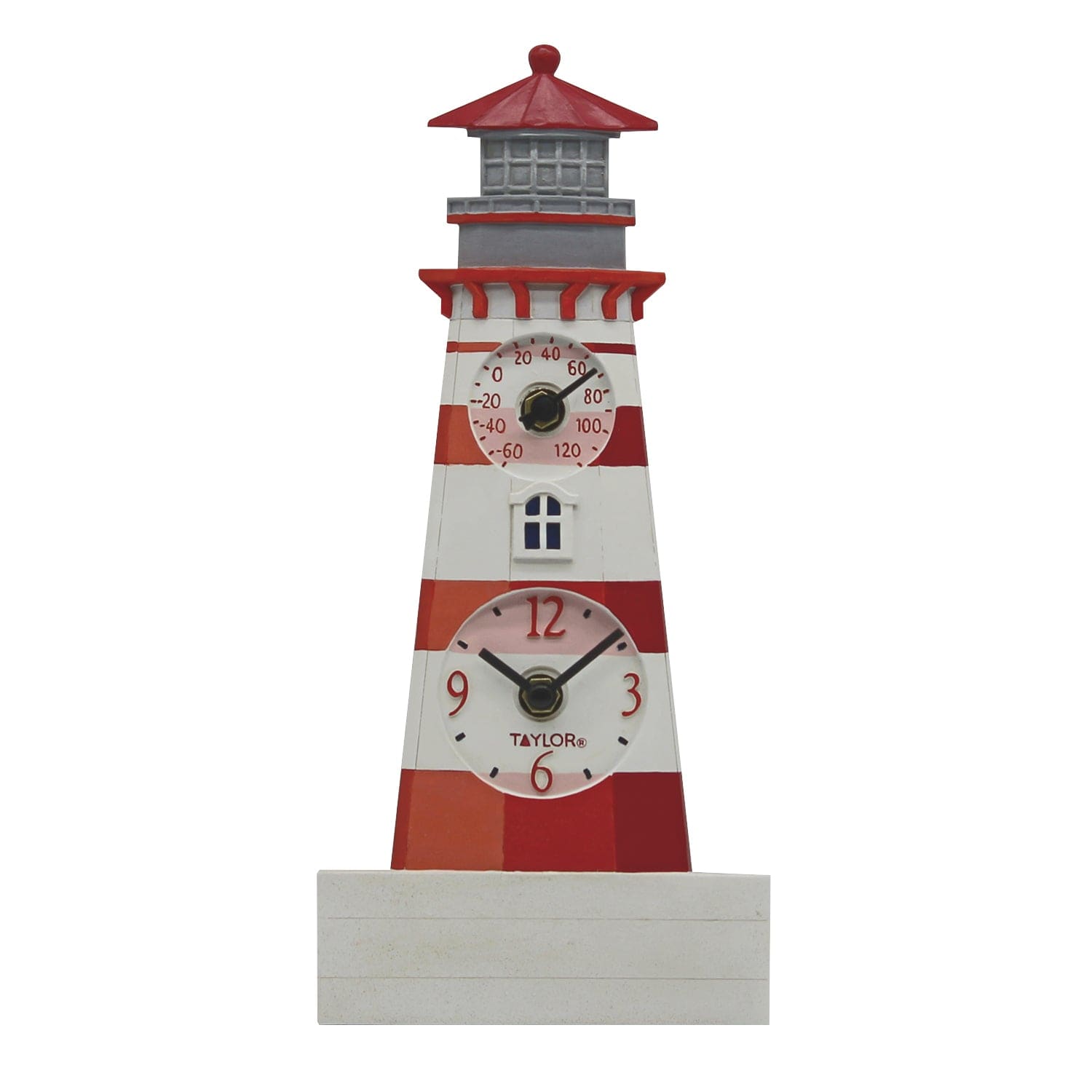 Lighthouse Clock with Thermometer