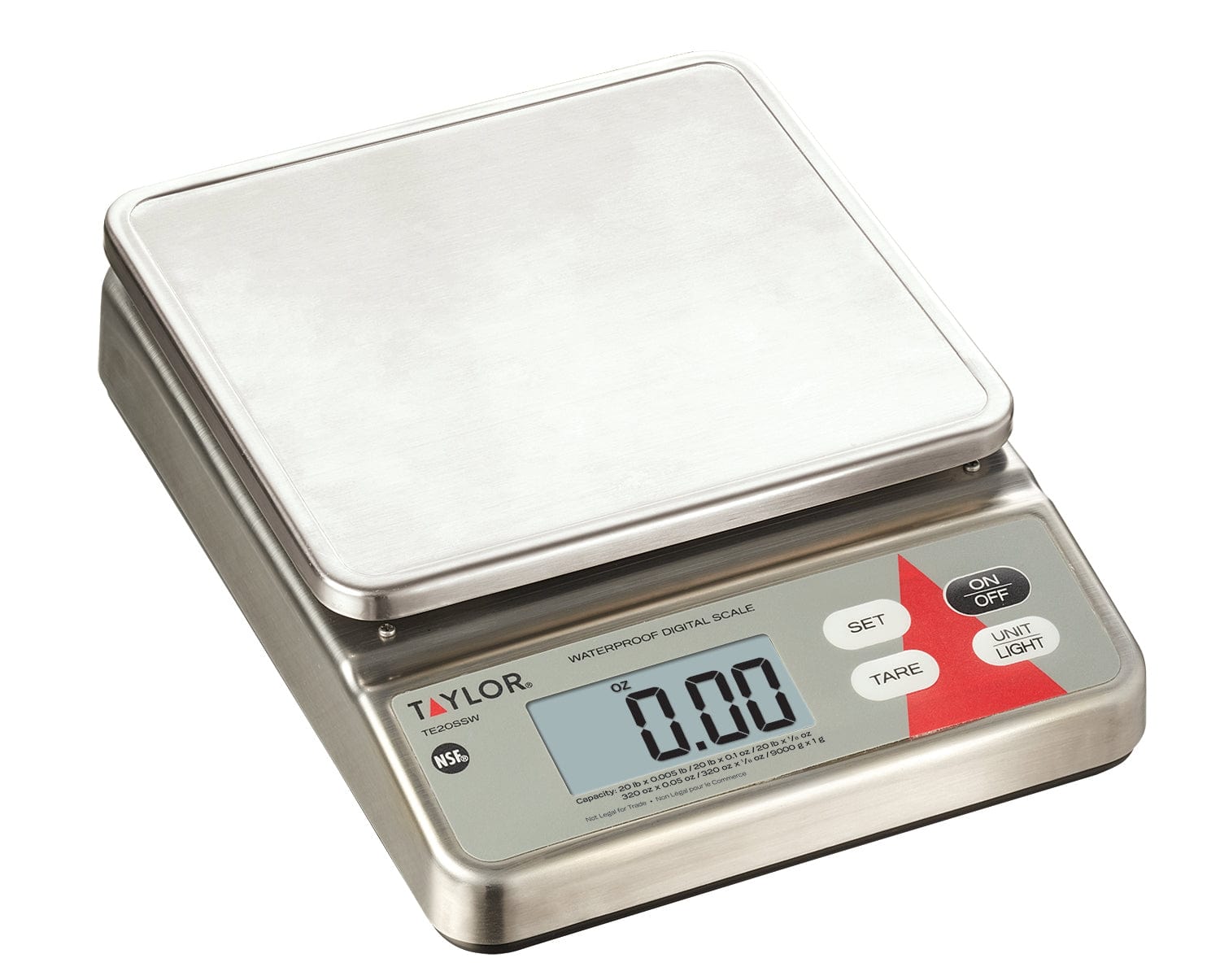 Taylor High-Precision Digital Portioning Scale with Cover, Black