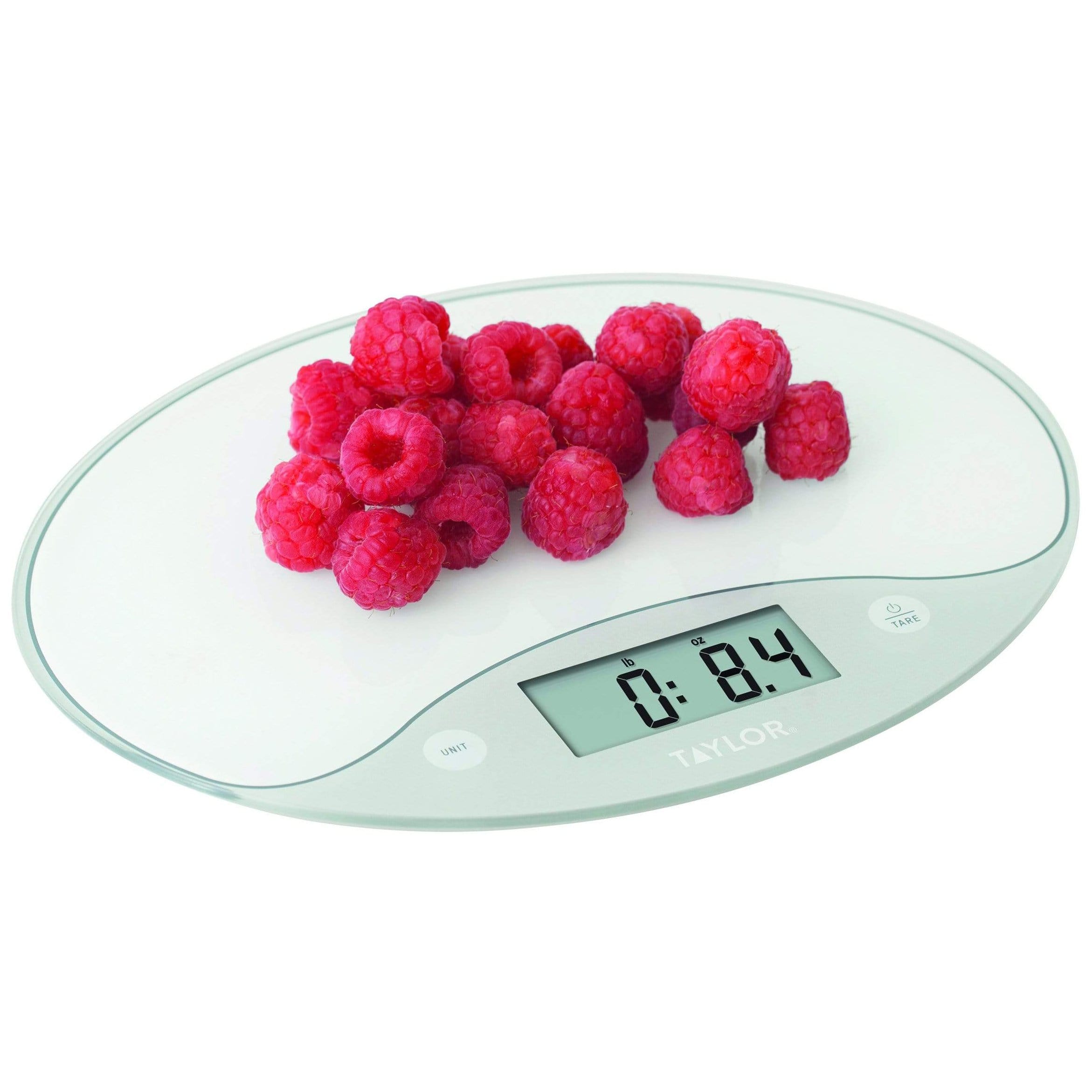Red Ultra Thin Digital Kitchen Scale