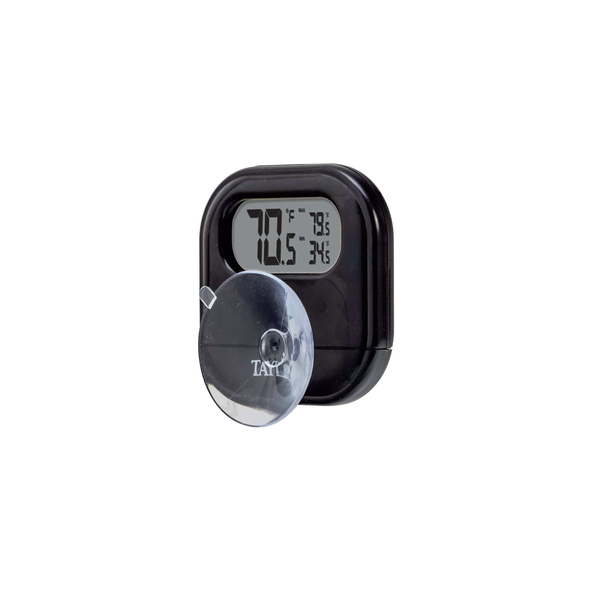Digital Indoor and Outdoor Thermometer with Suction Cup