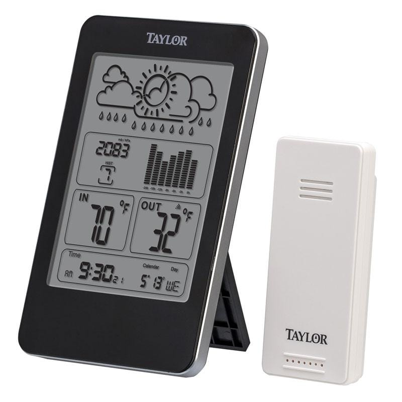 Wireless Indoor and Outdoor Thermometer with Barometer