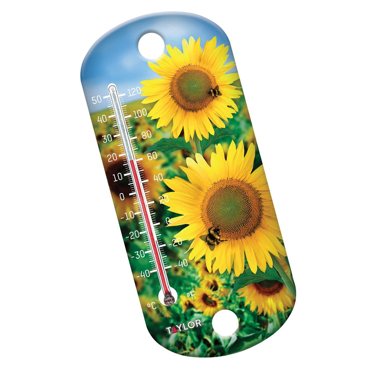 8" Sunflower Suction Cup Thermometer