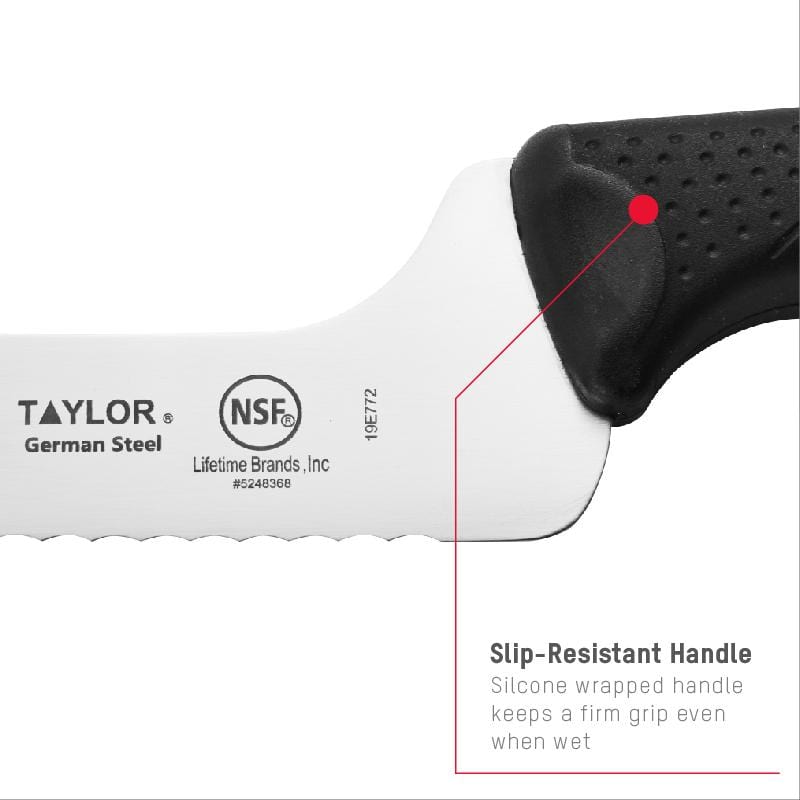 10″ Offset Bread Knife