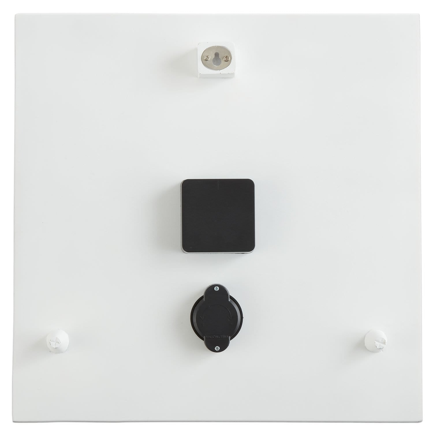 14"x14" Winter Wonderland Clock with Thermometer