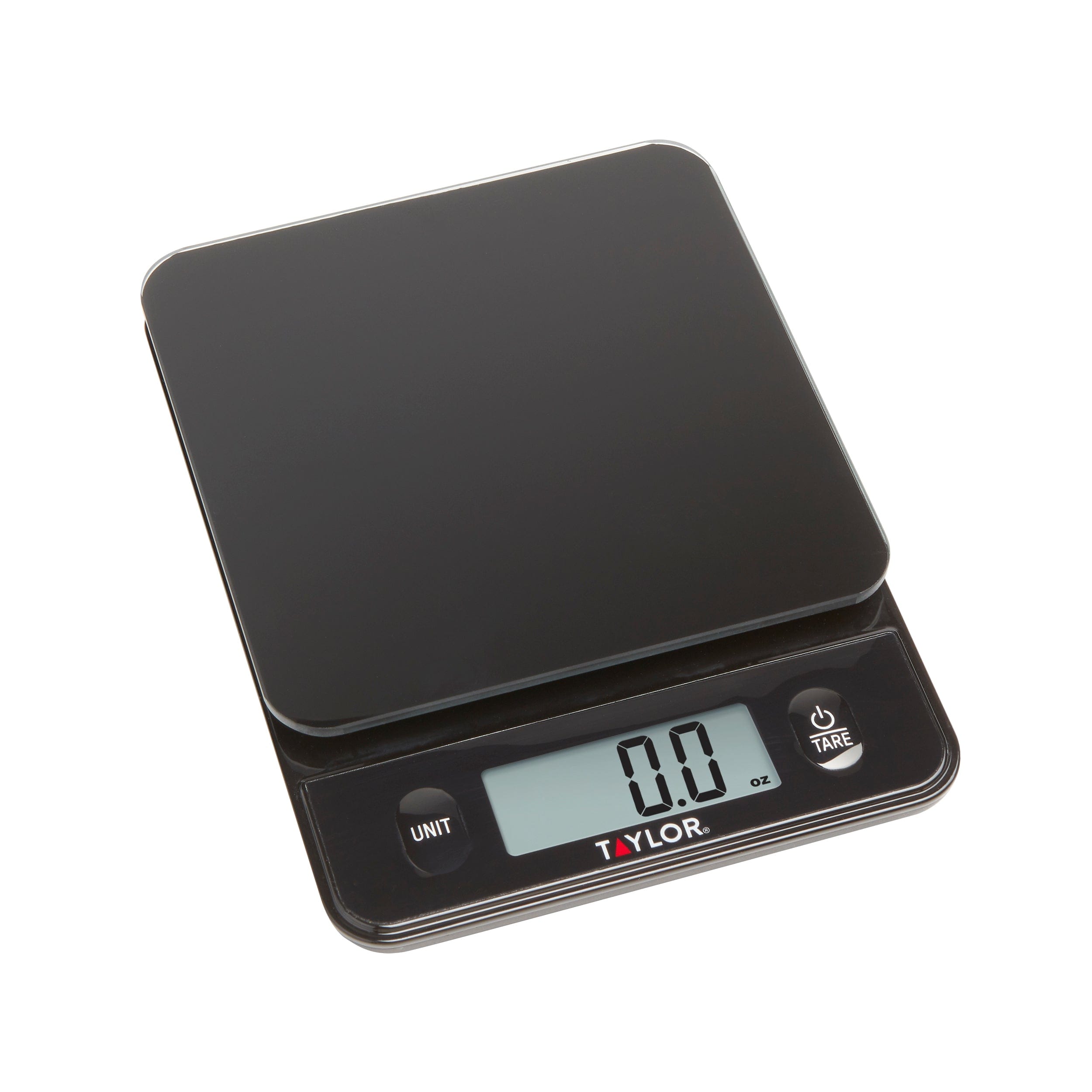 Taylor® 3851 - Glass Black Digital Kitchen Scale (Up to 33 lbs