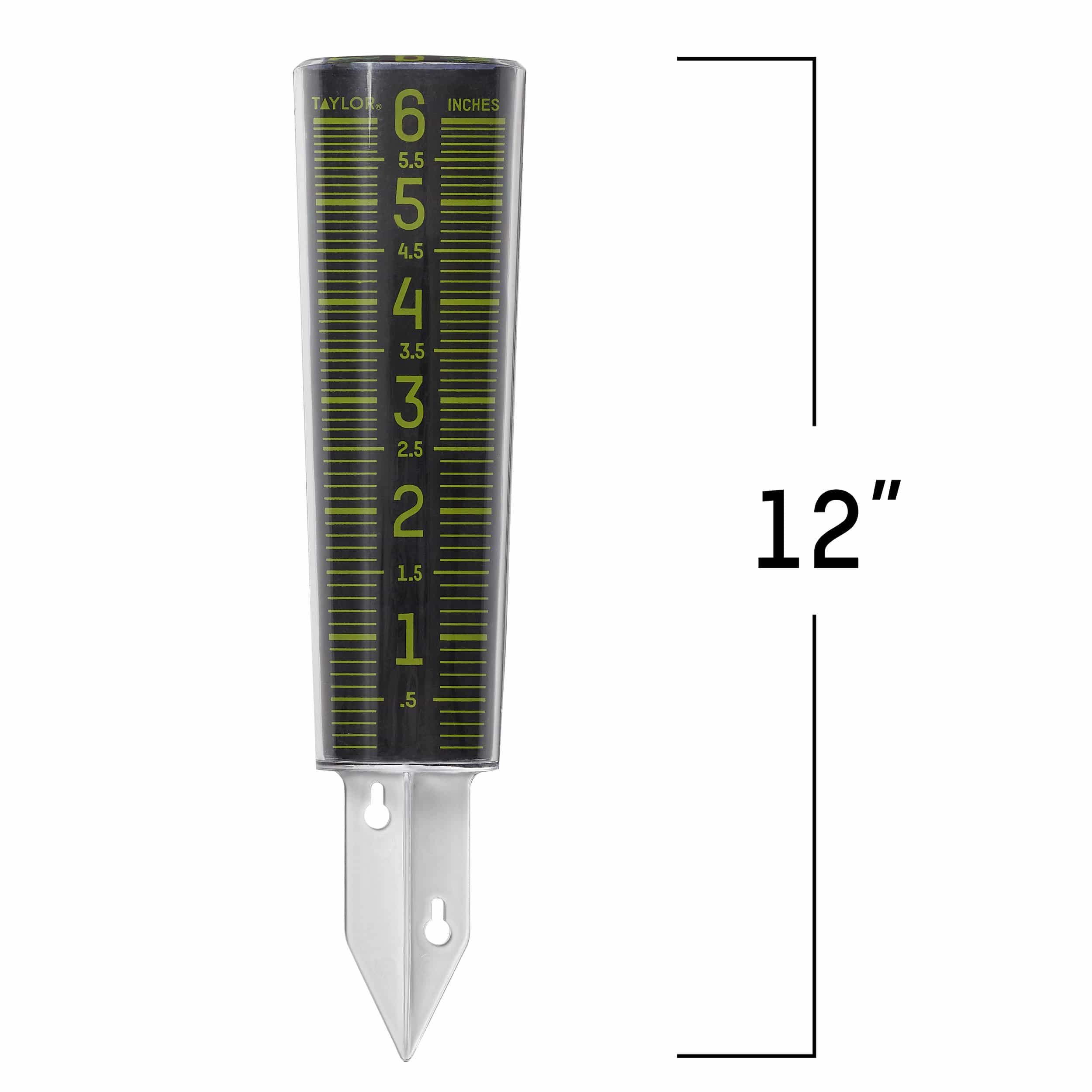 ClearVu 6" Glow in the Dark Rain/Sprinkler Gauge