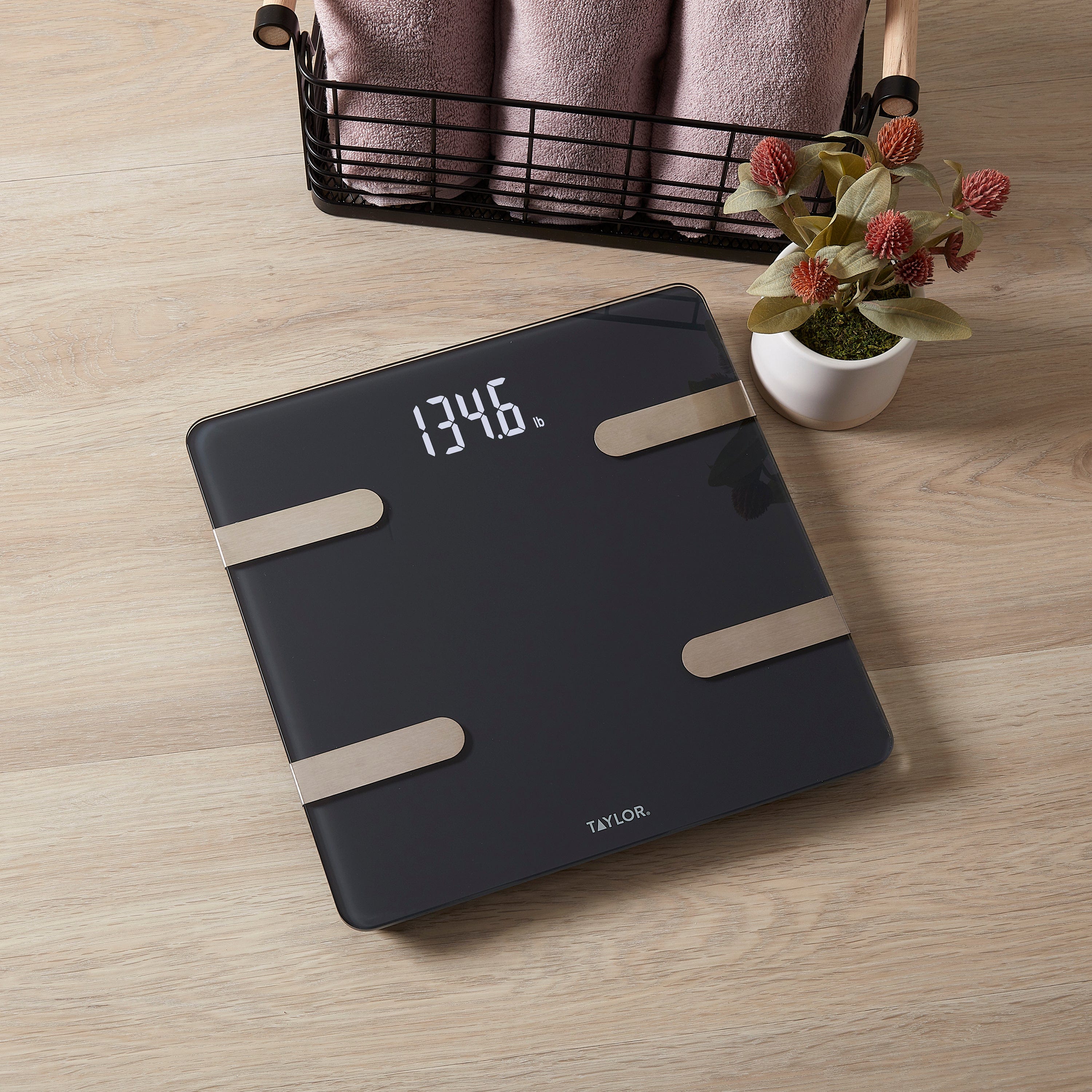 Taylor Bluetooth Smart Body Composition Scale, with AIFIT App.