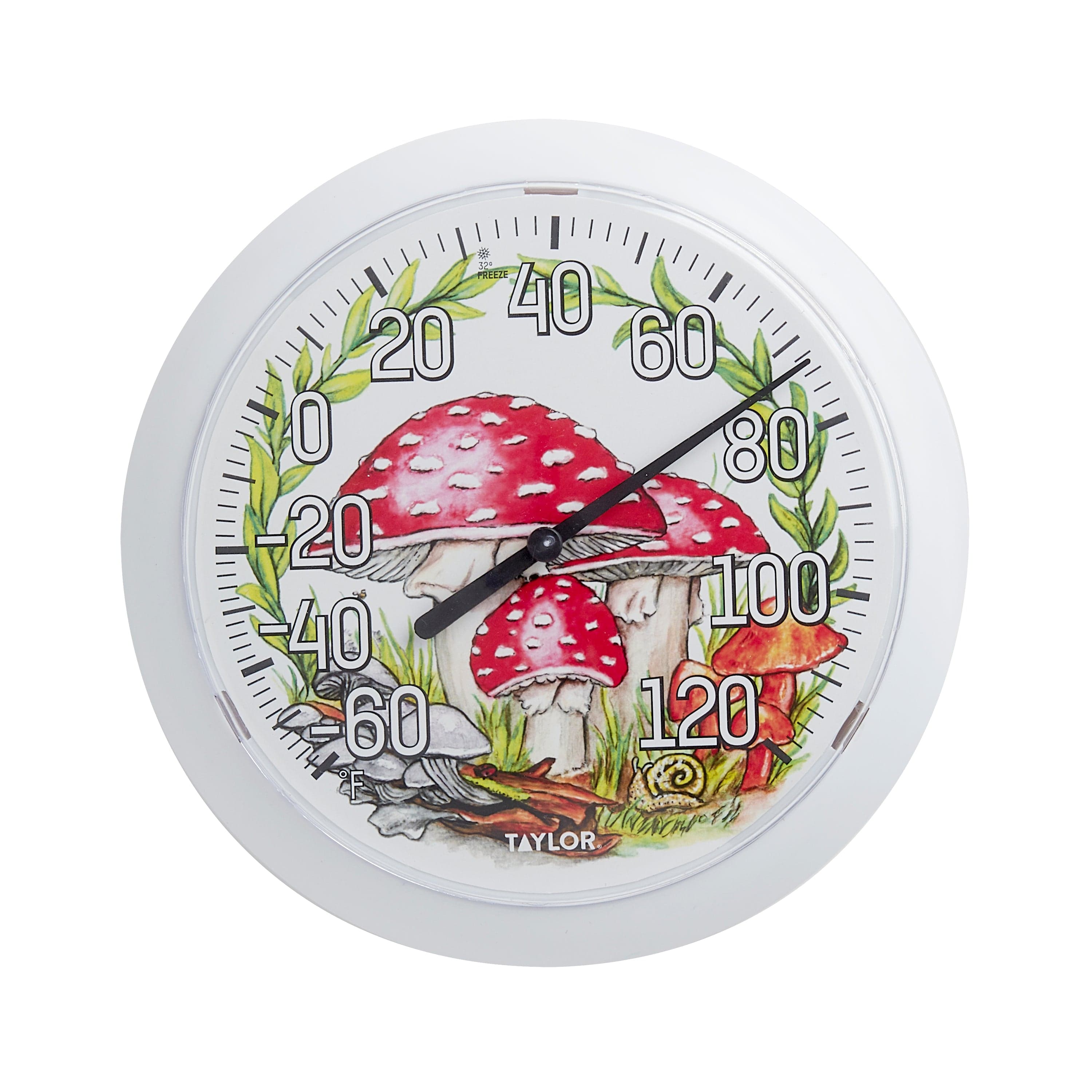 Termómetro de hongos del bosque de 8,5"
