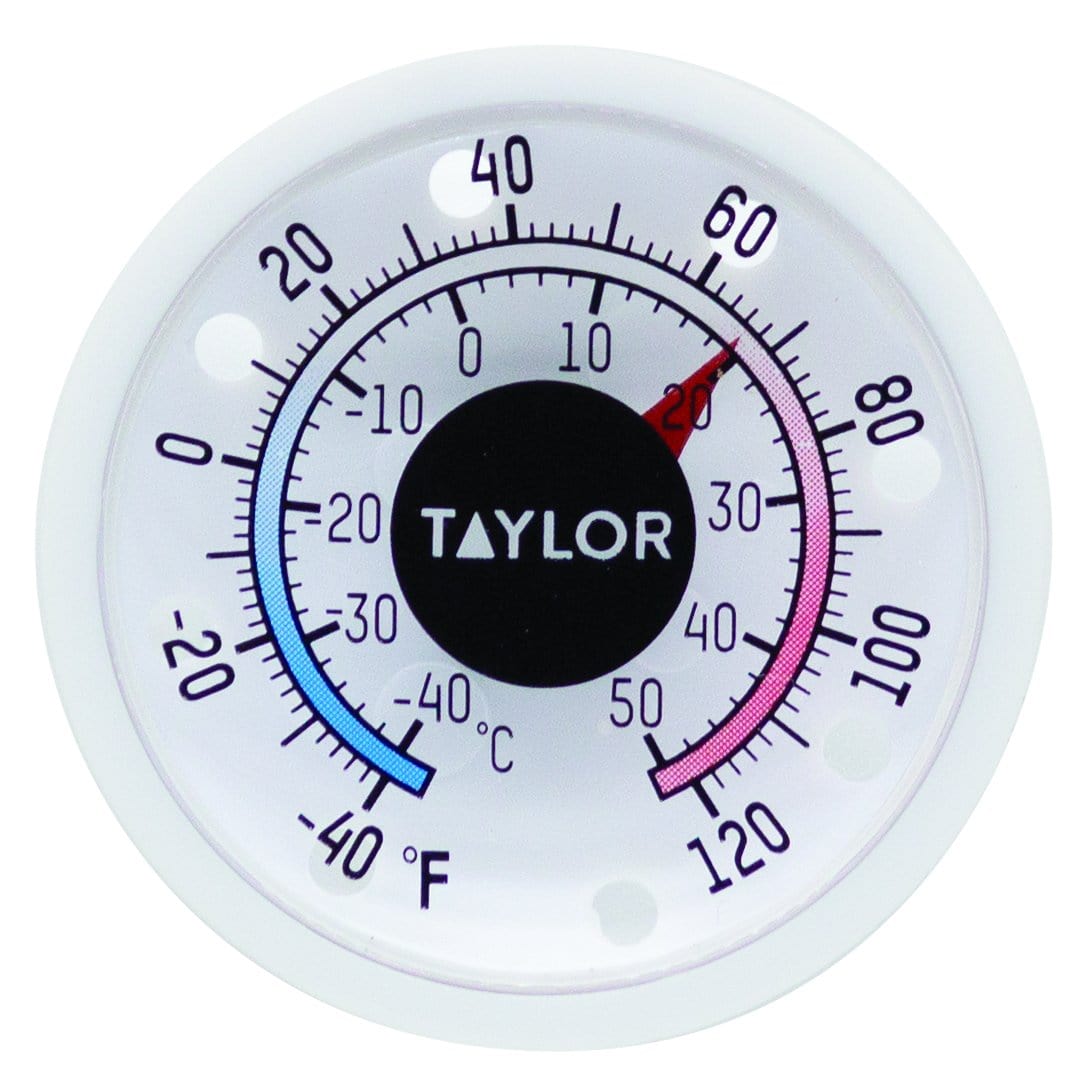 Taylor 5321N 3 1/2 Dial Stick-On Outdoor Window Thermometer