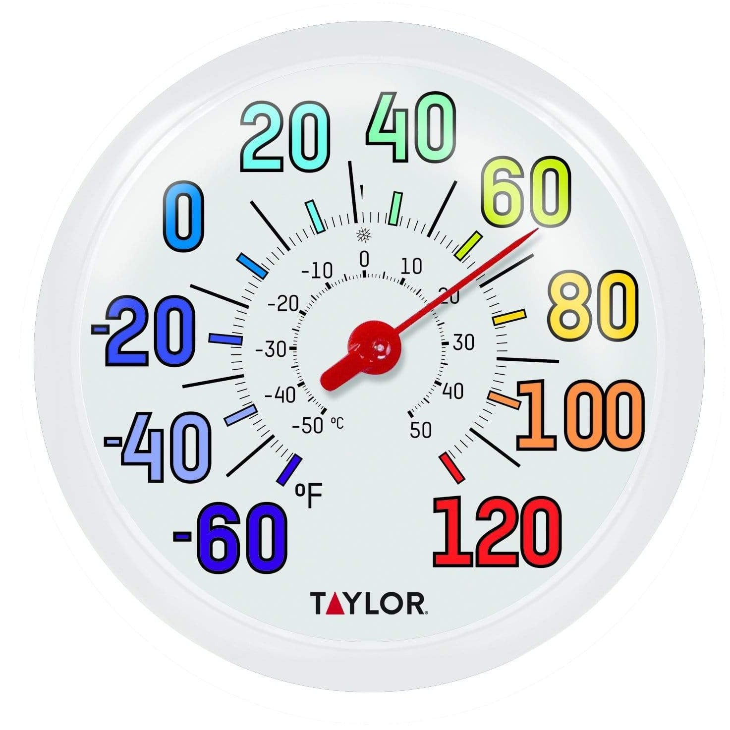 Taylor® Precision Products 13.25-inch Big And Bold Dial Outdoor Thermometer  : Target