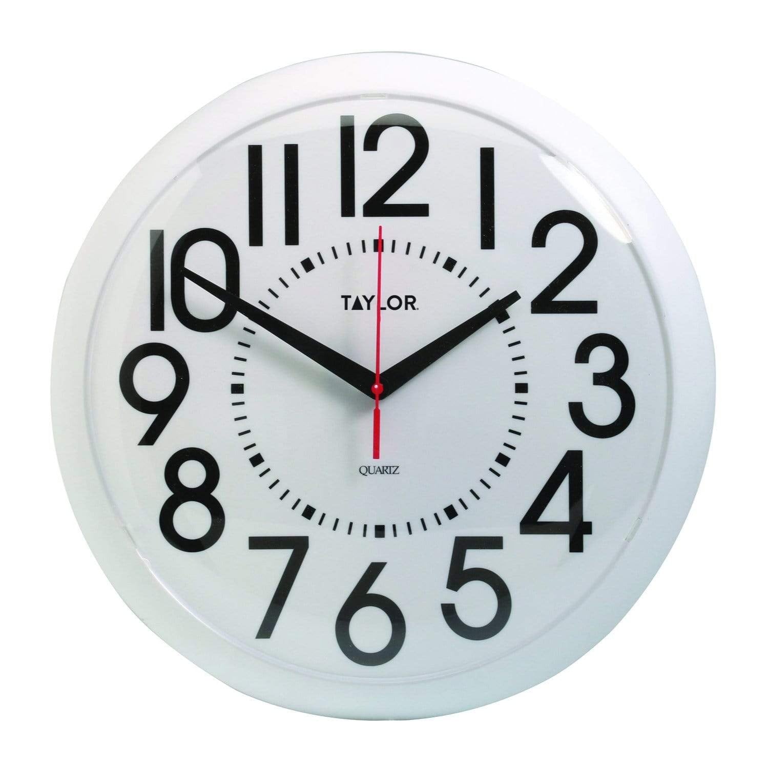 13.25" Big & Bold Round Dial Clock