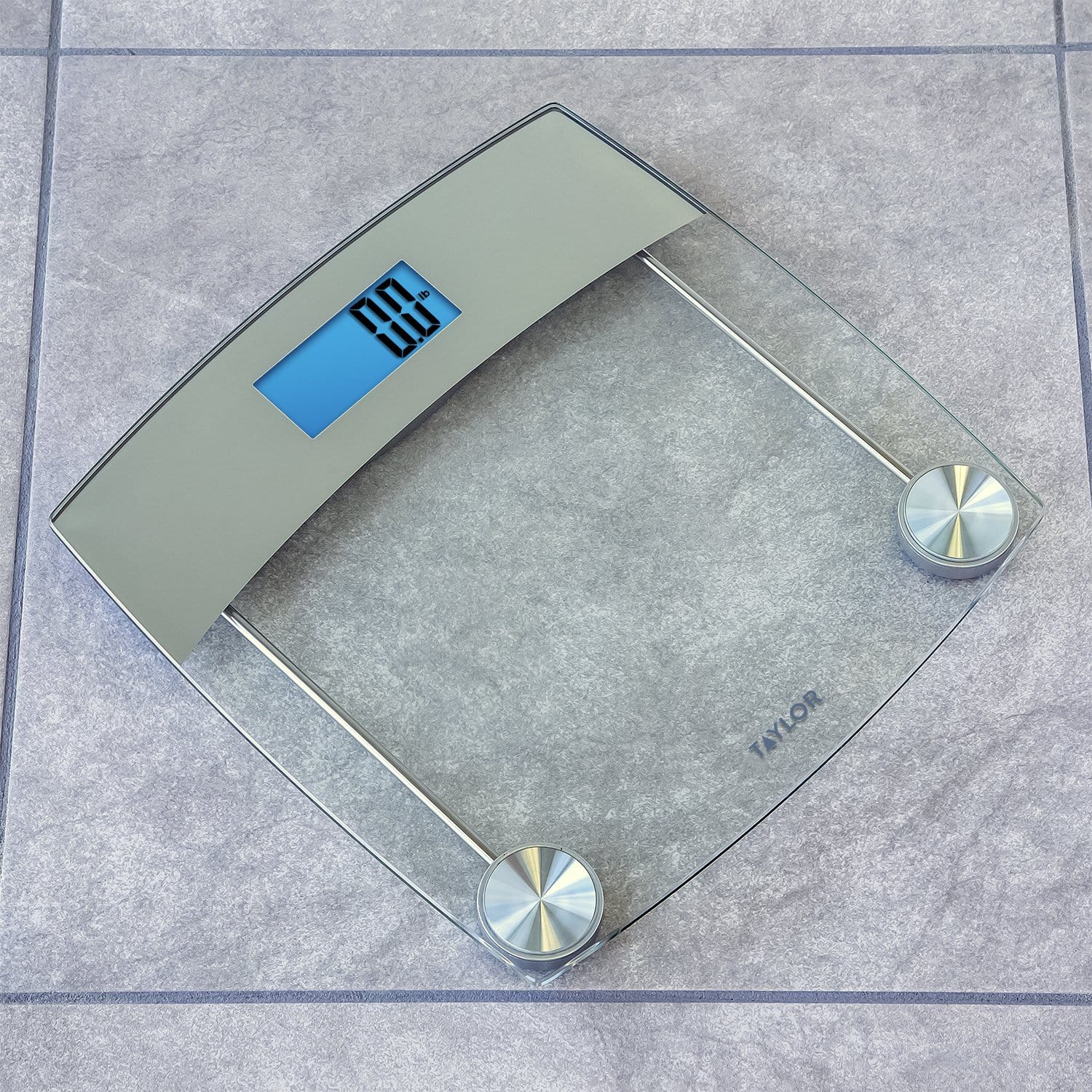 Glass Body Composition Personal Scale Blue - Taylor