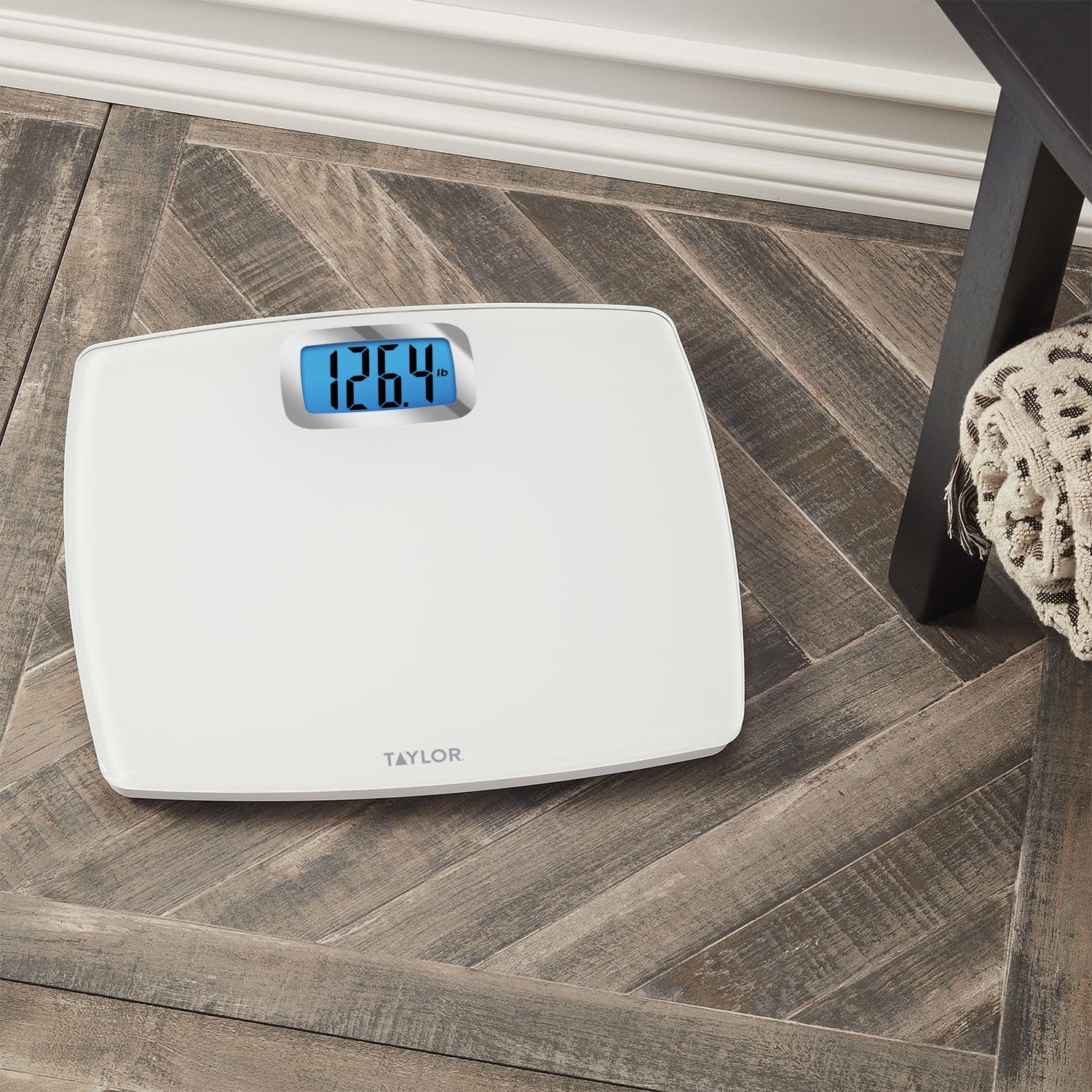 Pure White Digital Bathroom Scale