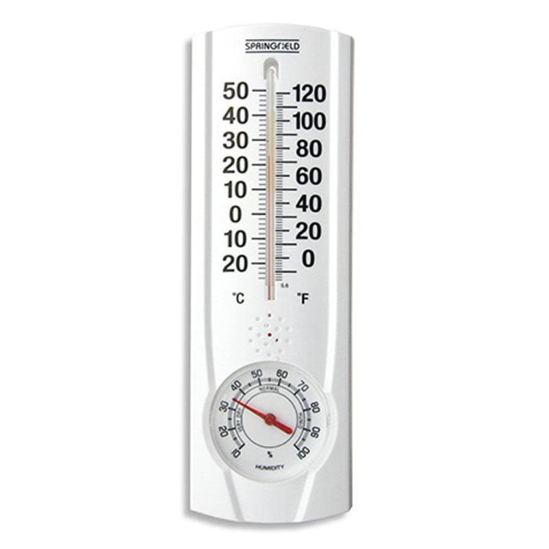 9.125 Plainview Indoor and Outdoor Thermometer with Hygrometer – Taylor USA
