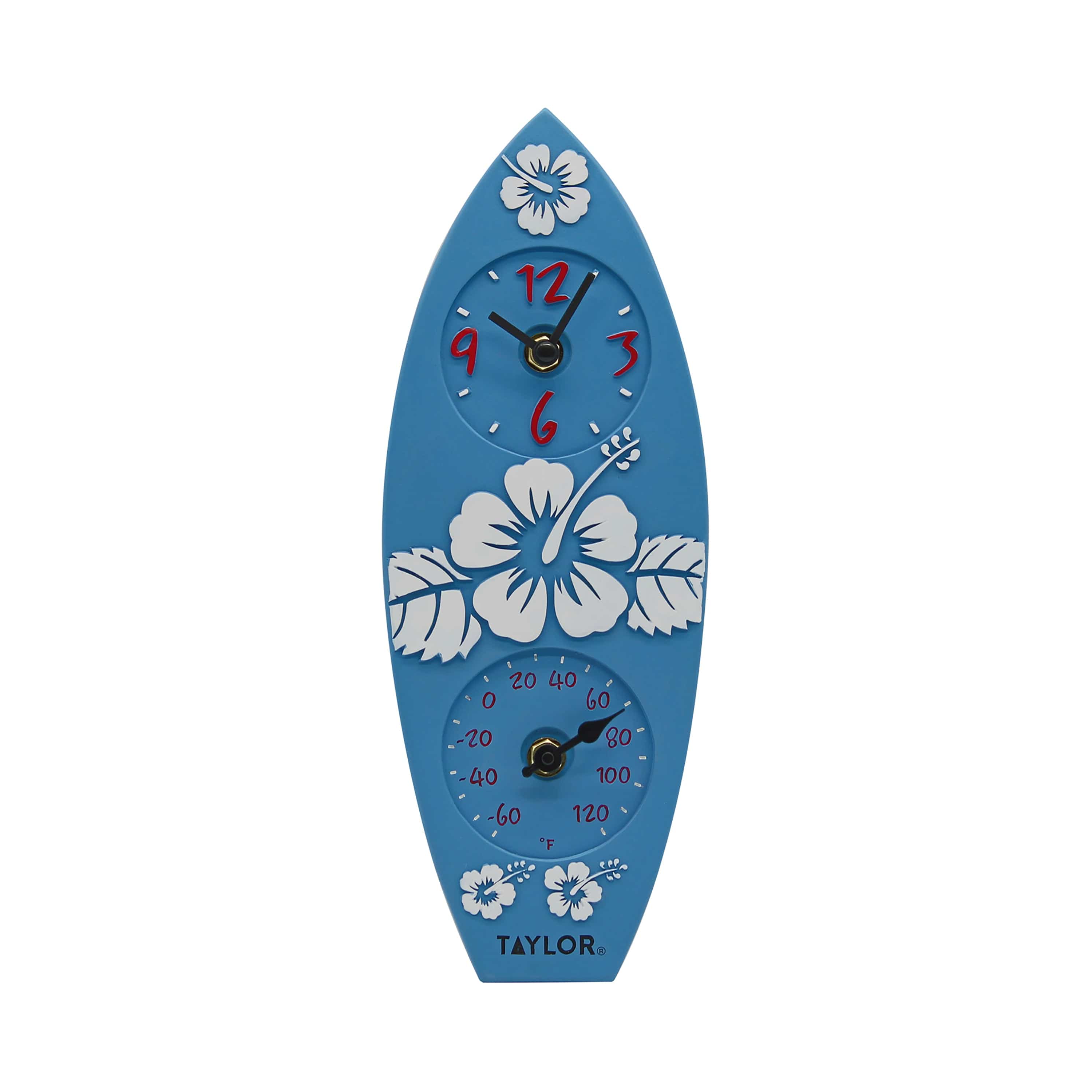 Termómetro para tabla de surf de poliresina con reloj