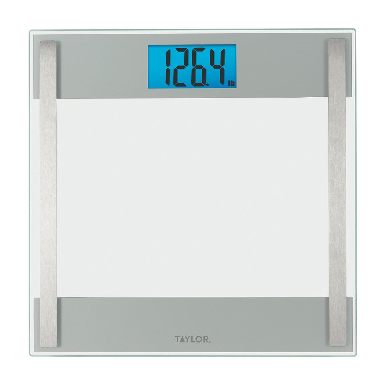 Glass Digital Bathroom Scale with Motion and Light Sensors, White – Taylor  USA
