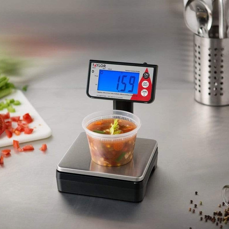 Perfect Portions Food Scale with Digital Readout, Silver