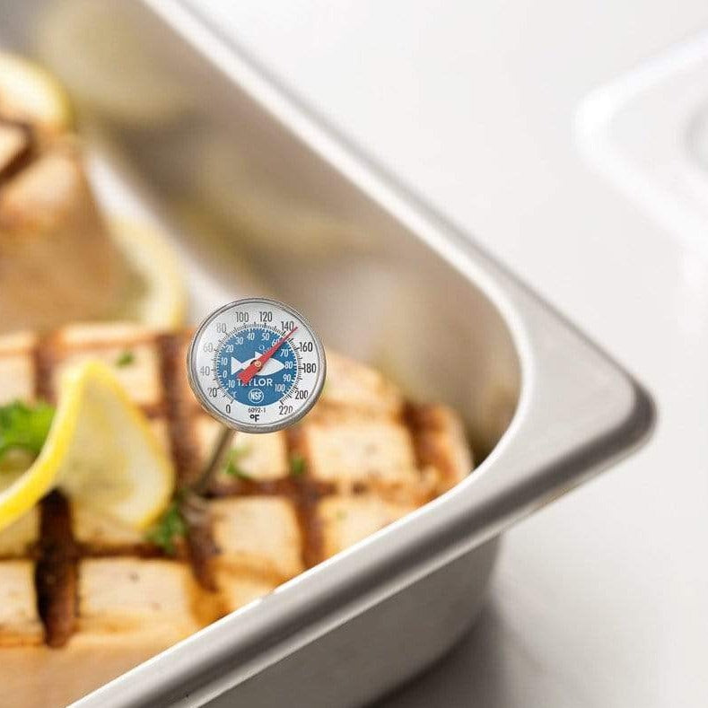 1" Dial Instant Read Cross-Contamination Thermometer, Fish