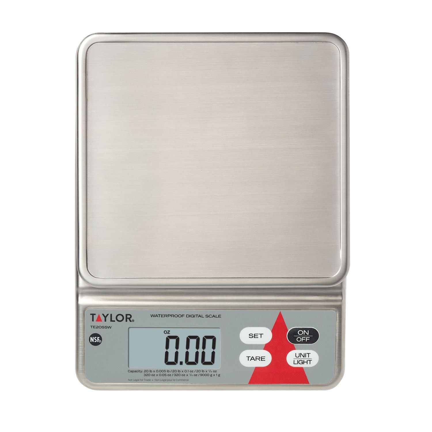 Taylor Digital LED Waterproof Kitchen Scale - 30 lbs Capacity