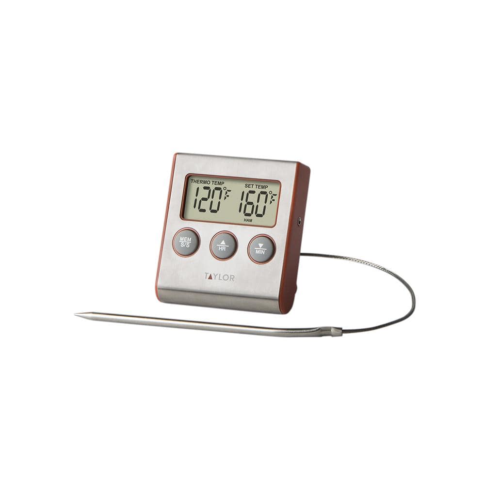 Digital thermometer with wired probe