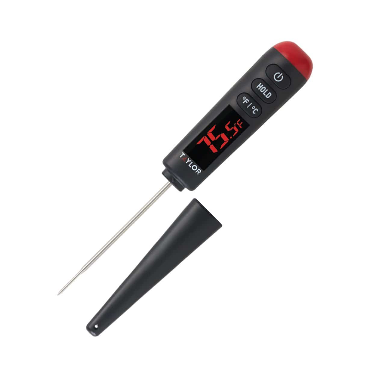 LCD Digital Thermometer w/ White LED Backlight
