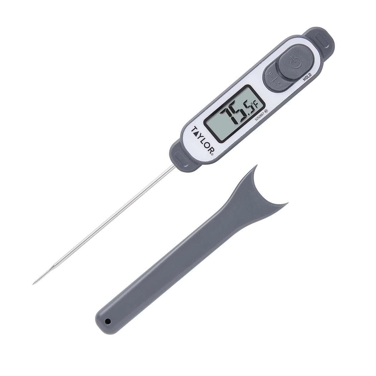 Taylor 5296652 Type-K Digital Folding Thermocouple Thermometer with  Replaceable Probe