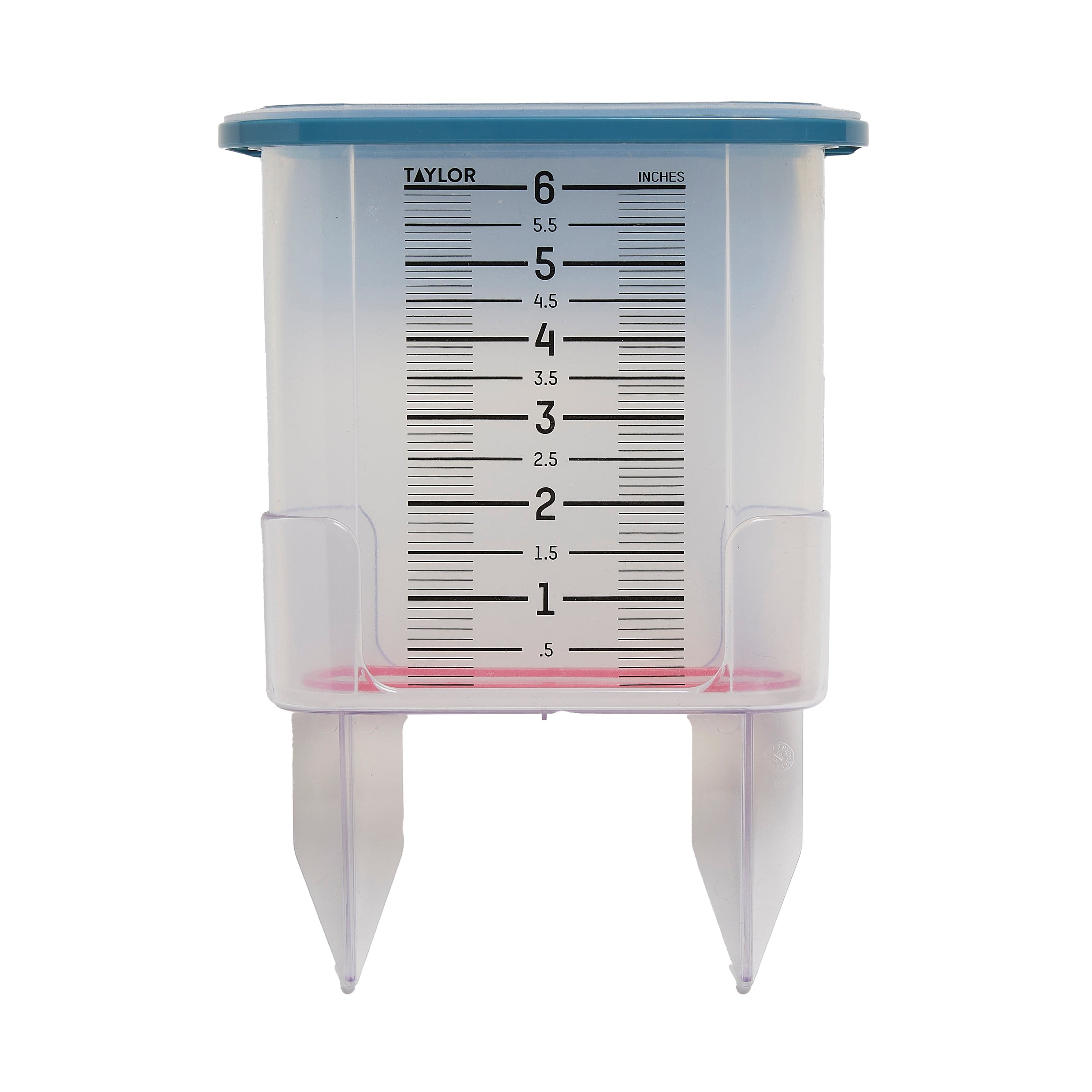 Silicone Wide Rain Gauge, Teal