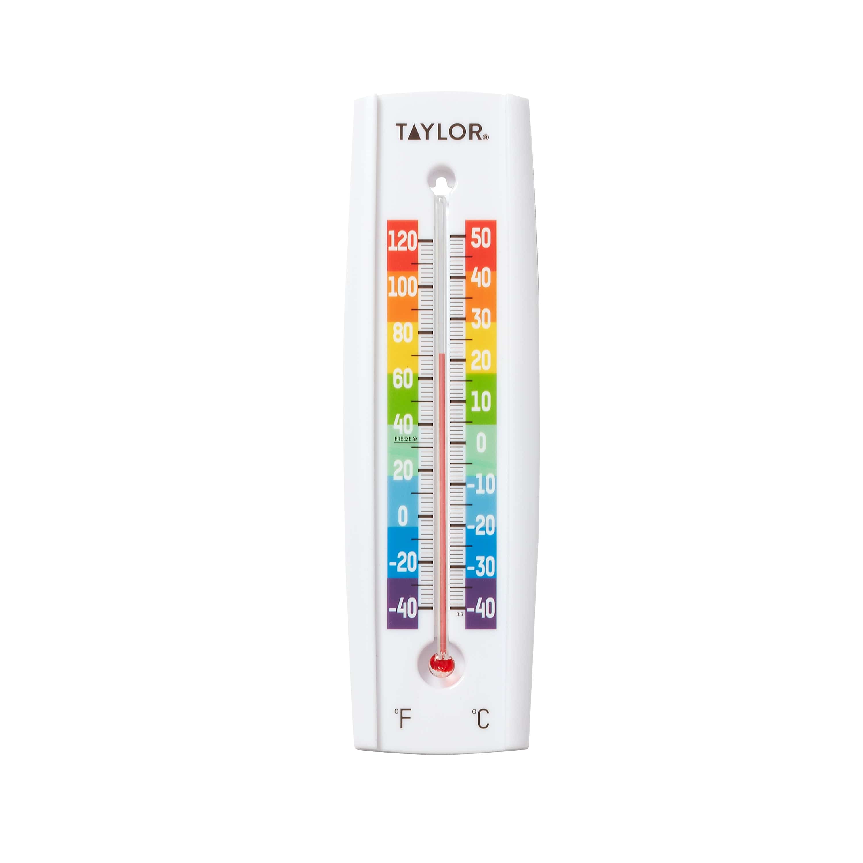 Wall Tube Thermometer with Key Holder