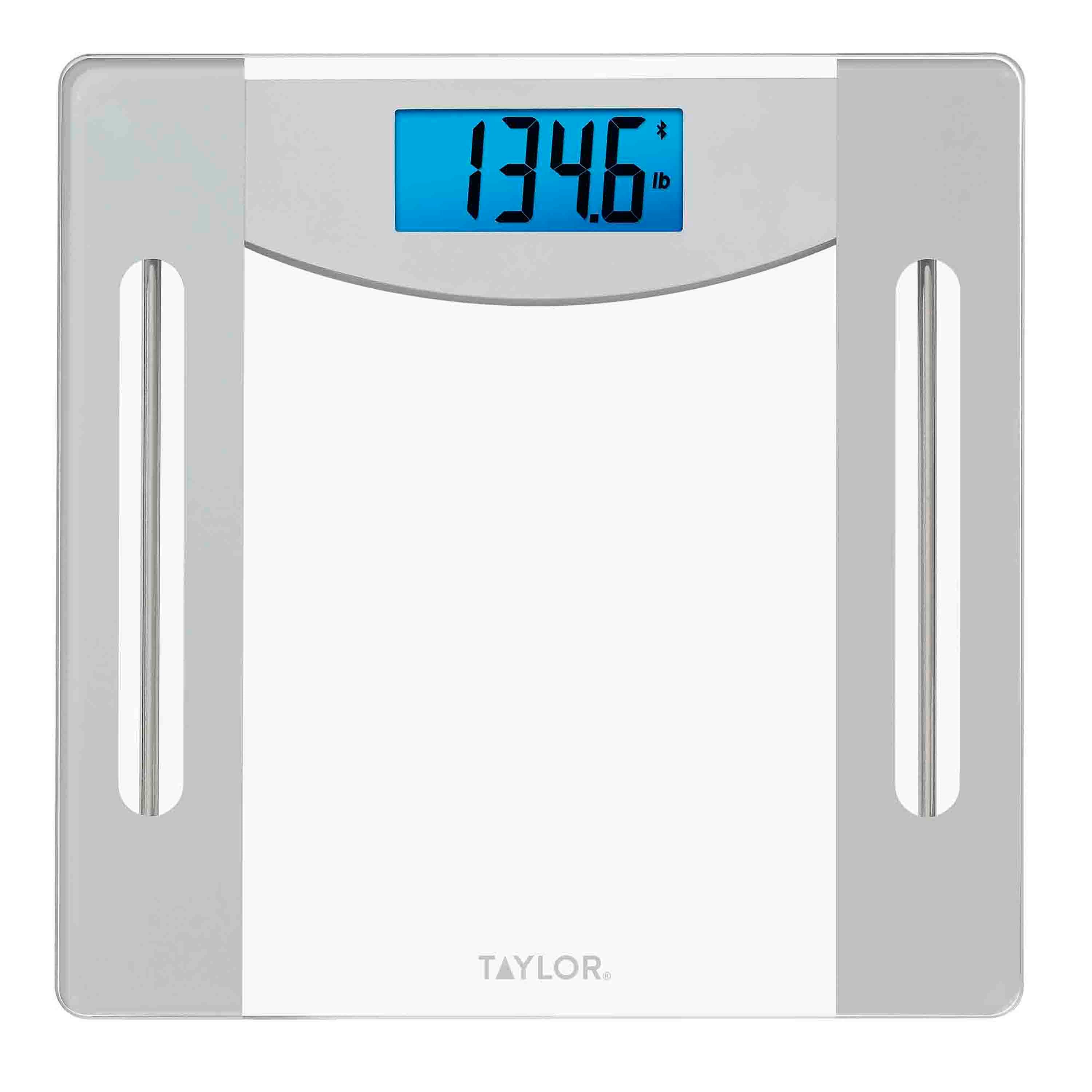 Taylor Smart Weight Tracking Scale with Precision Hub App, Clear