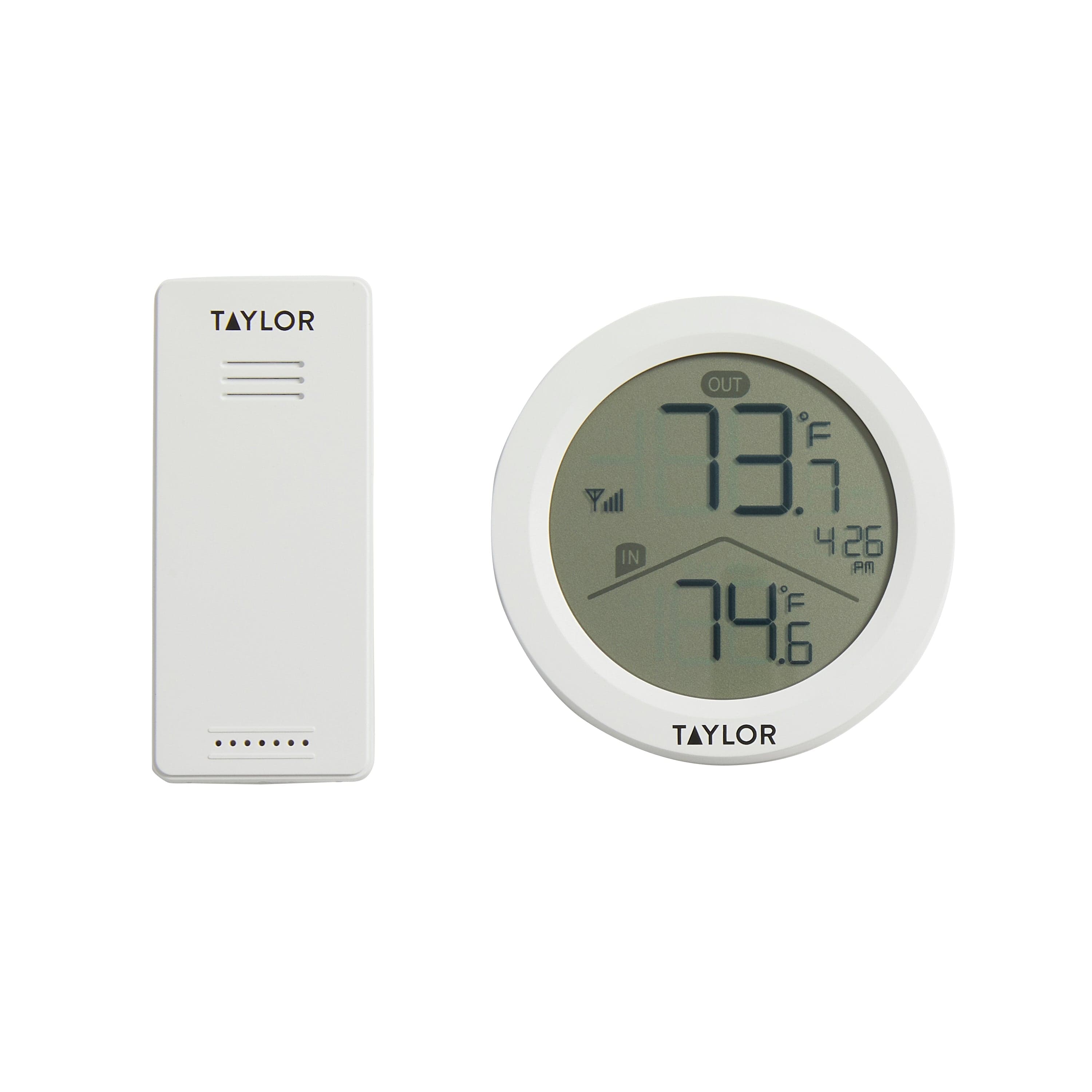 Digital Wireless Round Indoor Comfort Level Thermometer and Clock