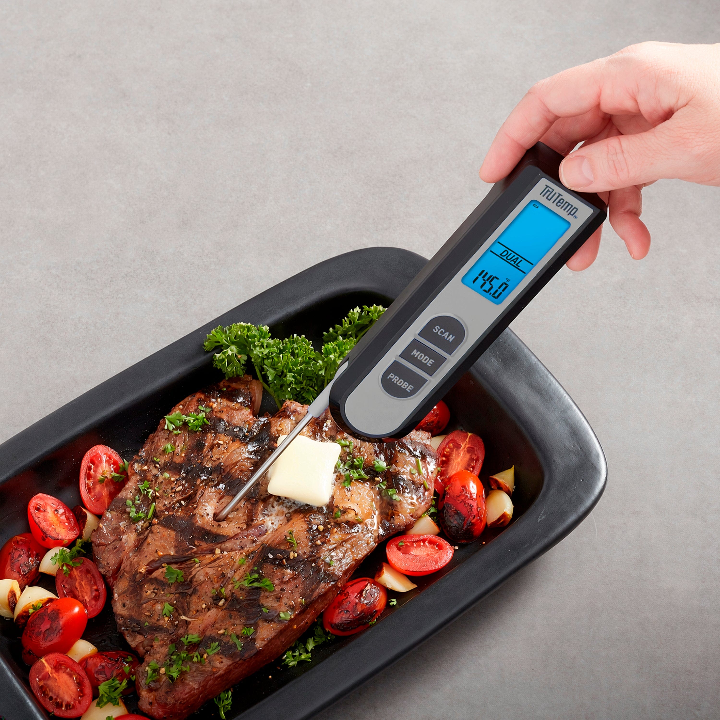 TruTemp Dual Infrared Thermometer Plus Meat Probe