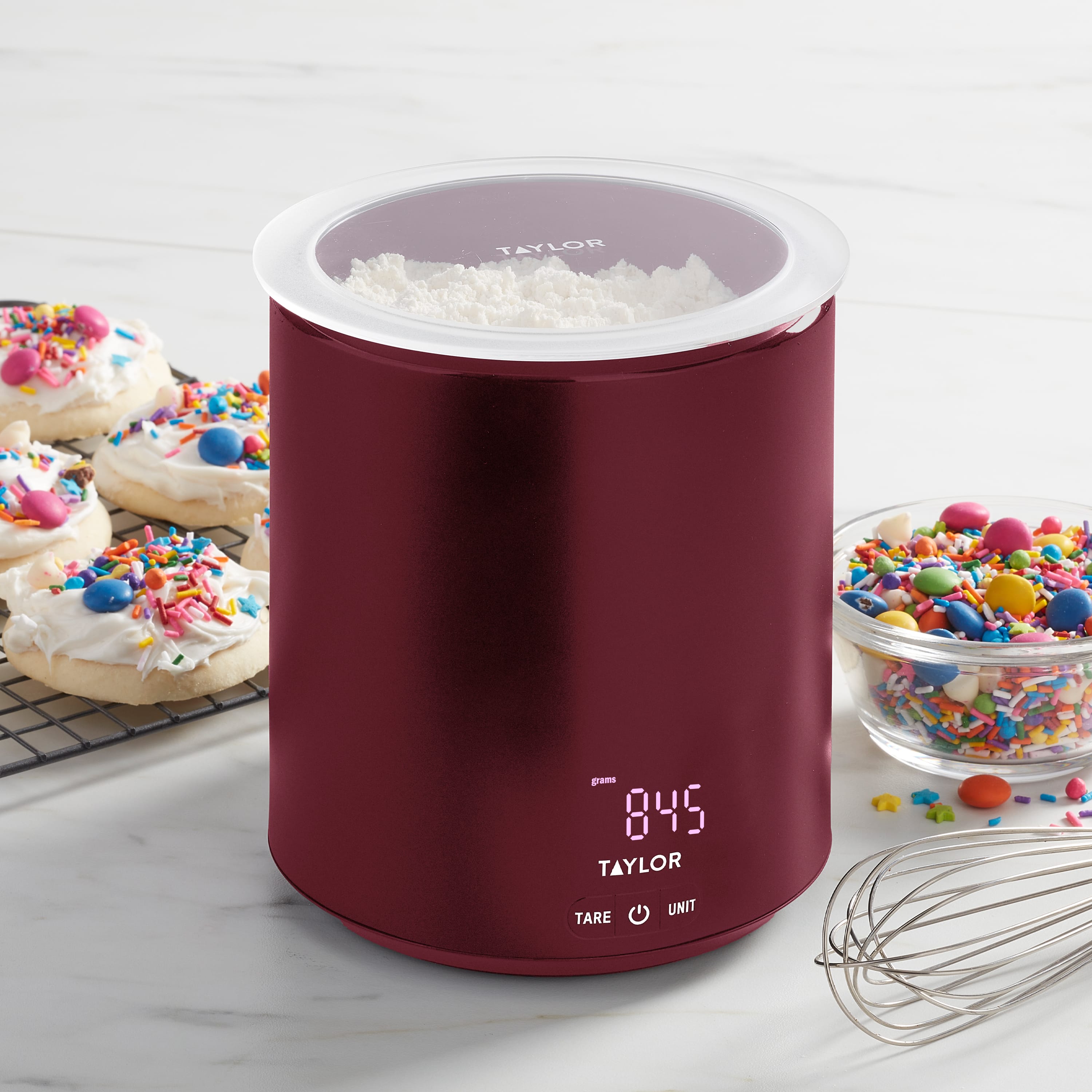 4.4lb USB-C Rechargeable Container Scale with Lid