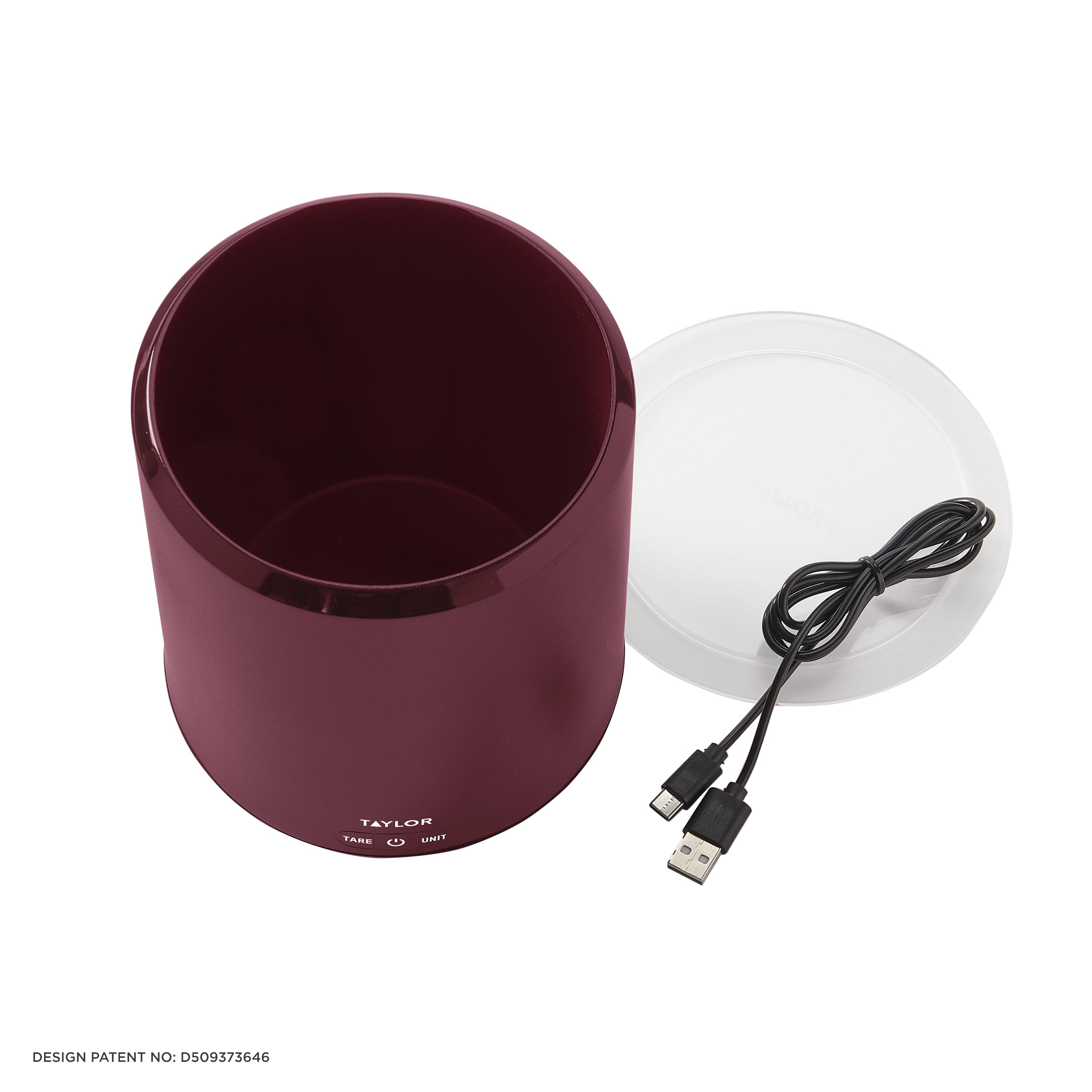 4.4lb USB-C Rechargeable Container Scale with Lid
