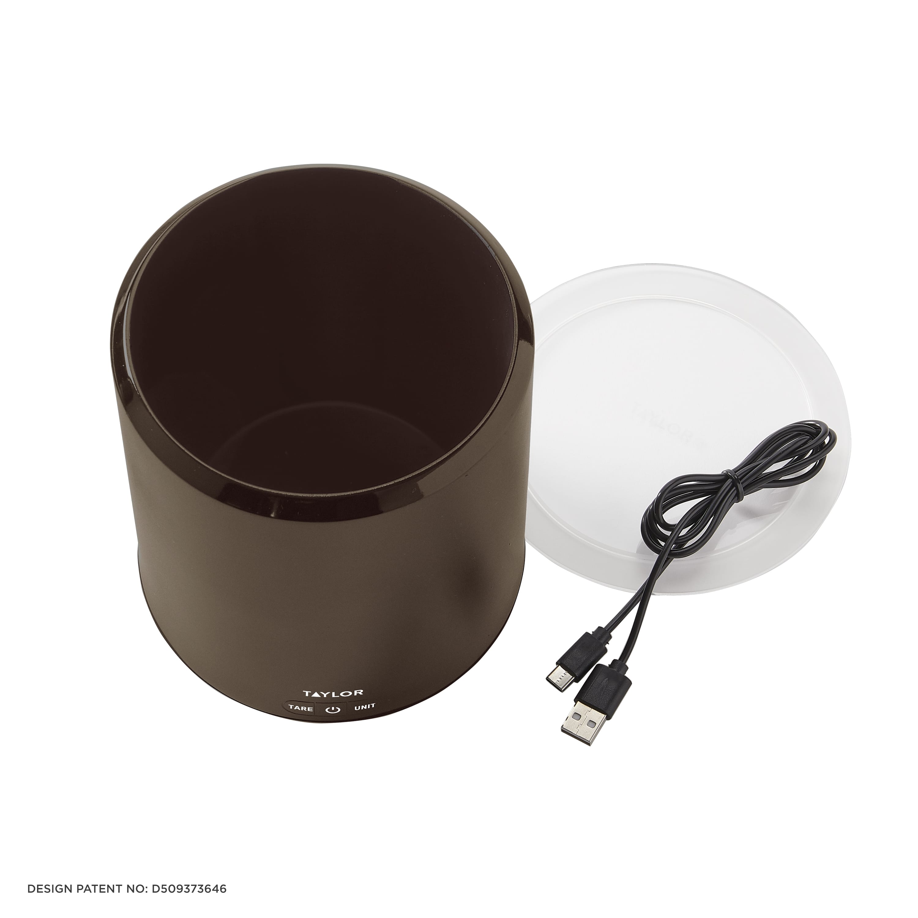 4.4lb USB-C Rechargeable Container Scale with Lid