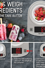 Taylor 7403 Stainless Steel Digital Scale - Medprozone US
