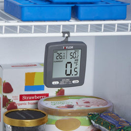 UDIYO Refrigerator Thermometer, Wireless Digital Fridge Freezer