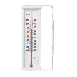 9.75 x 1.875 Indoor and Outdoor Thermometer with Hygrometer